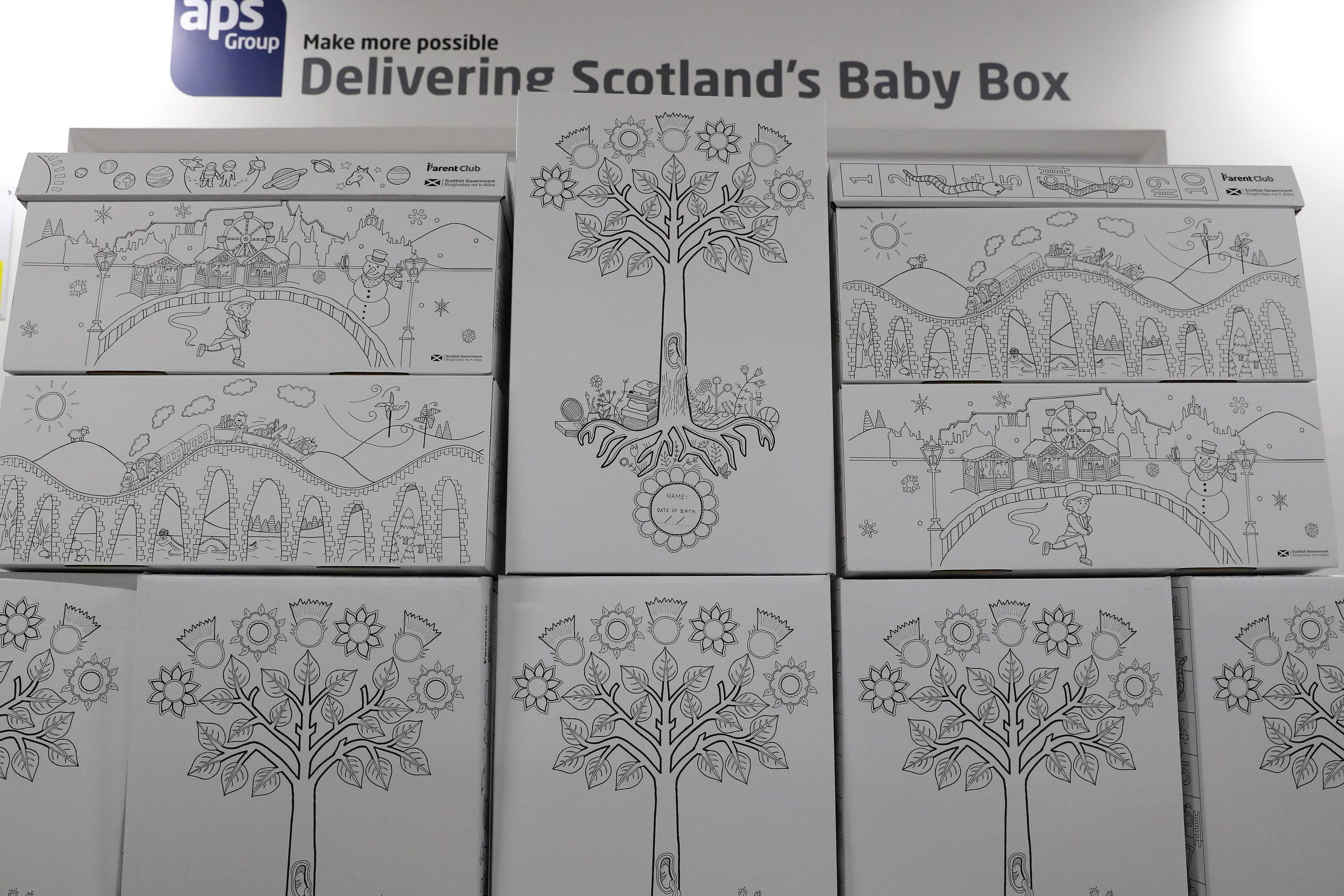 The baby box scheme was launched in 2017 (Andrew Milligan/PA)