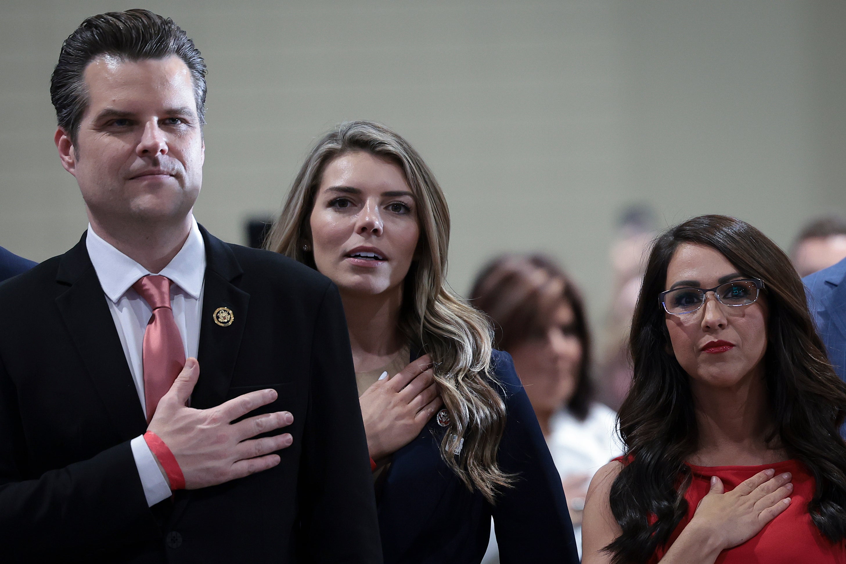 Ginger Gaetz and her husband, the former GOP congressman from Florida, are expecting.