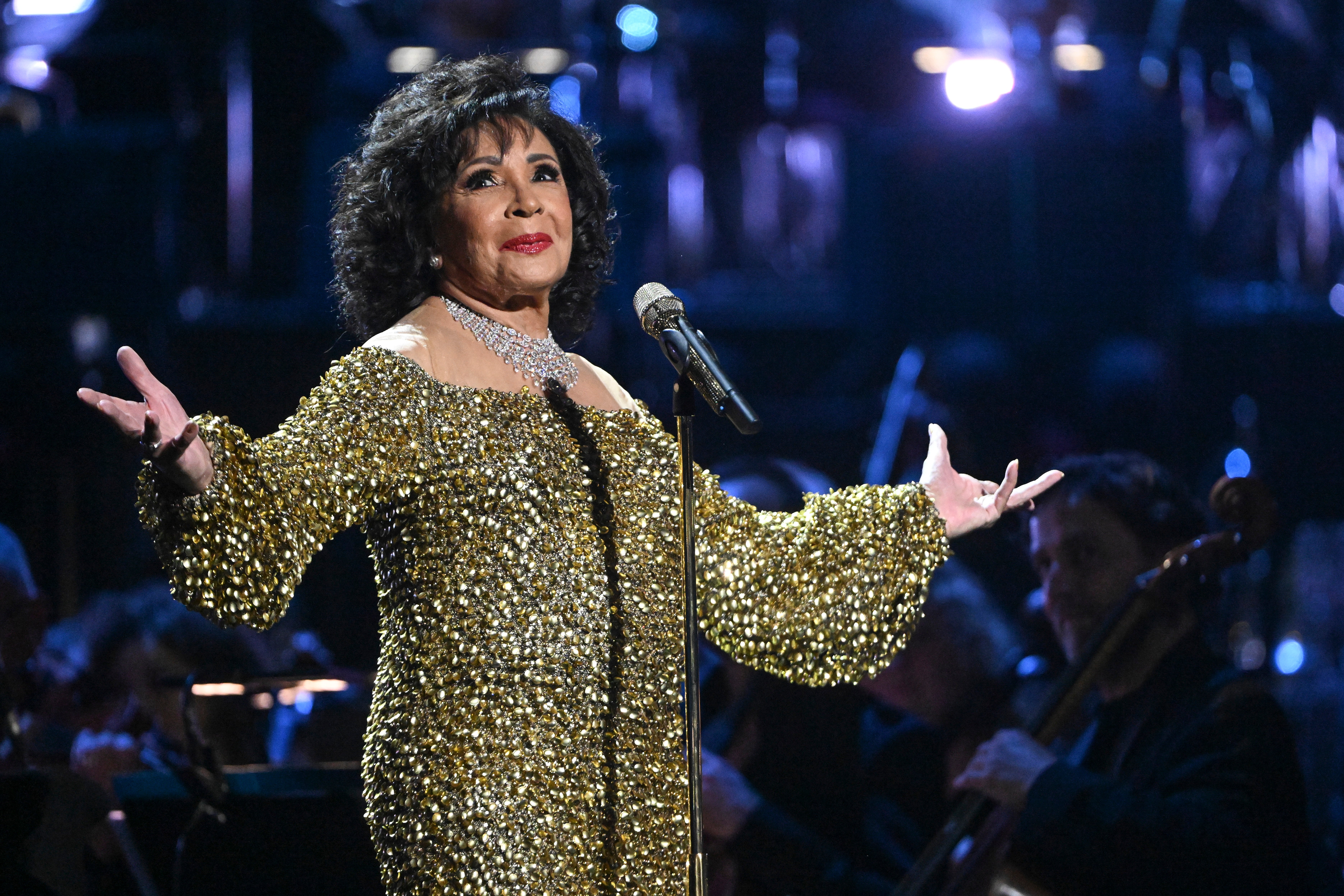 It was late in her career that audiences discovered the 87-year-old Shirley Bassey has a “soft voice” that she never uses