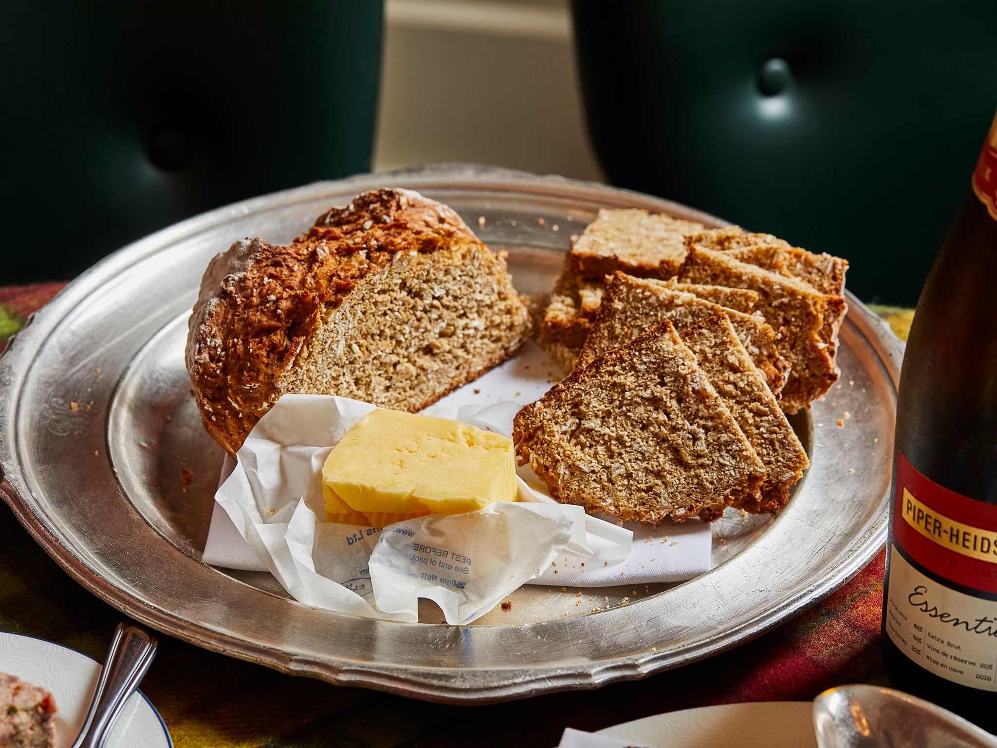 Irish soda bread was made from just buttermilk, salt, flour and bicarbonate of soda