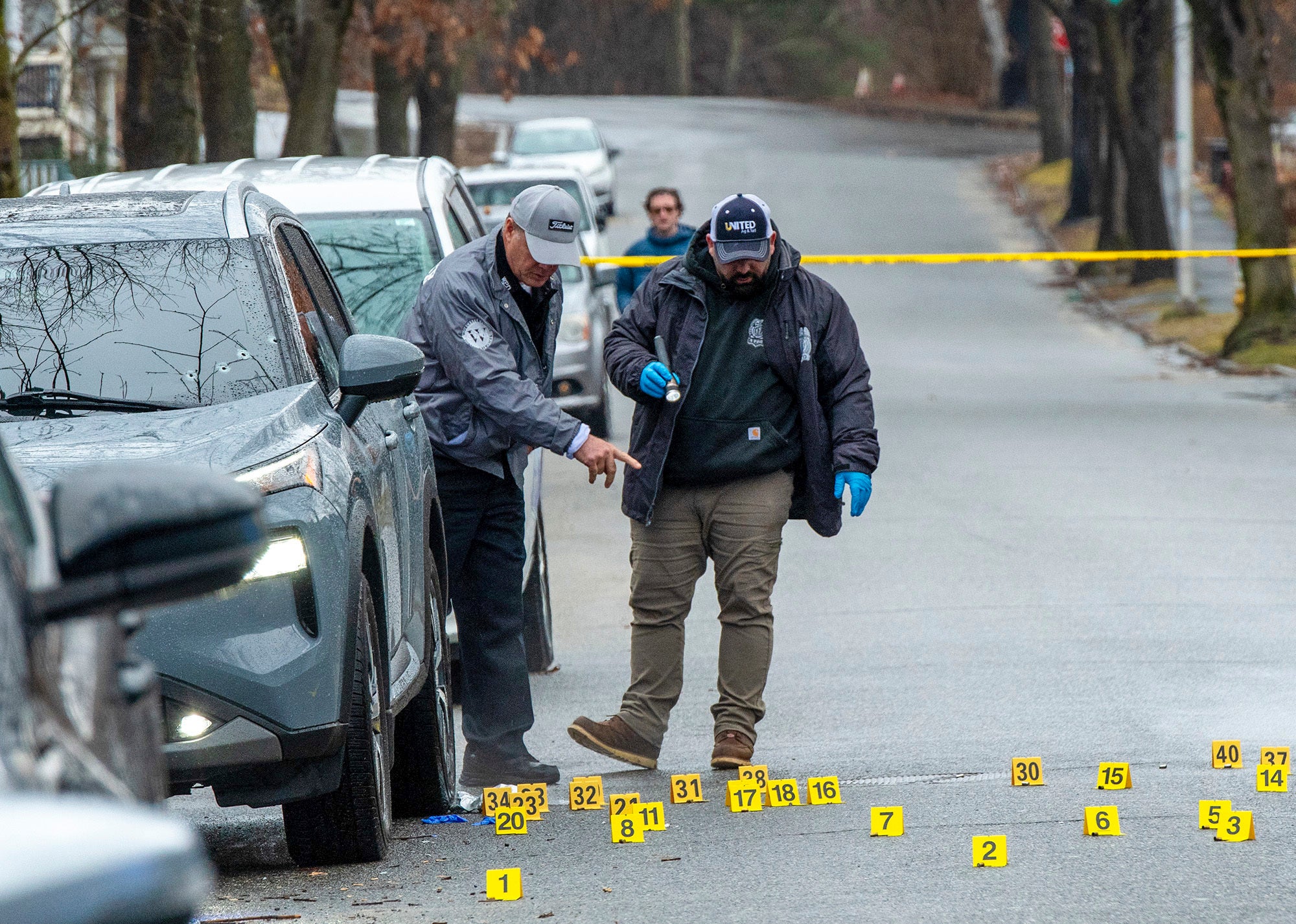 Worcester Police investigate the shooting on Tuesday, March 5