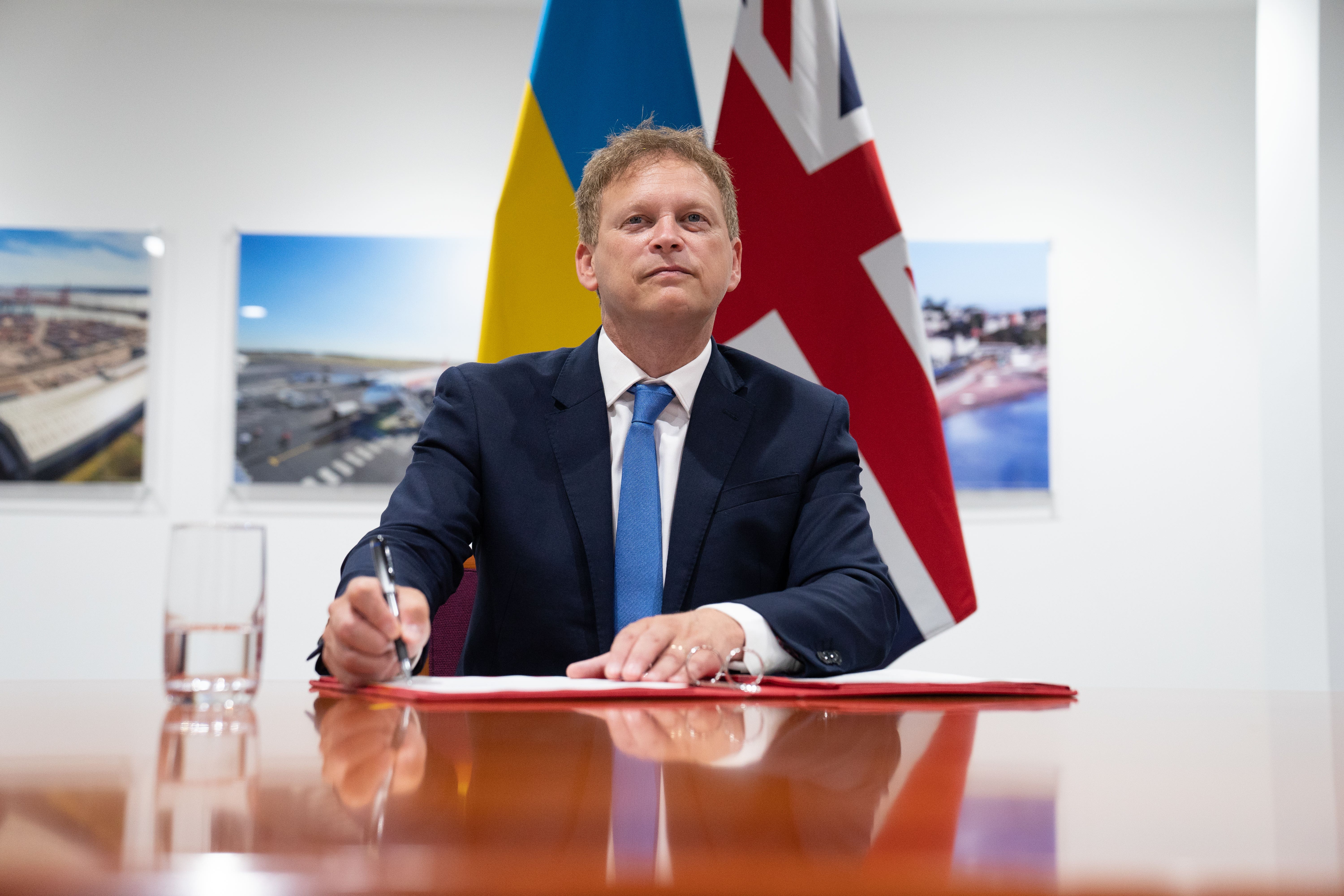 Grant Shapps has promised further support for Ukraine (Stefan Rousseau/PA)