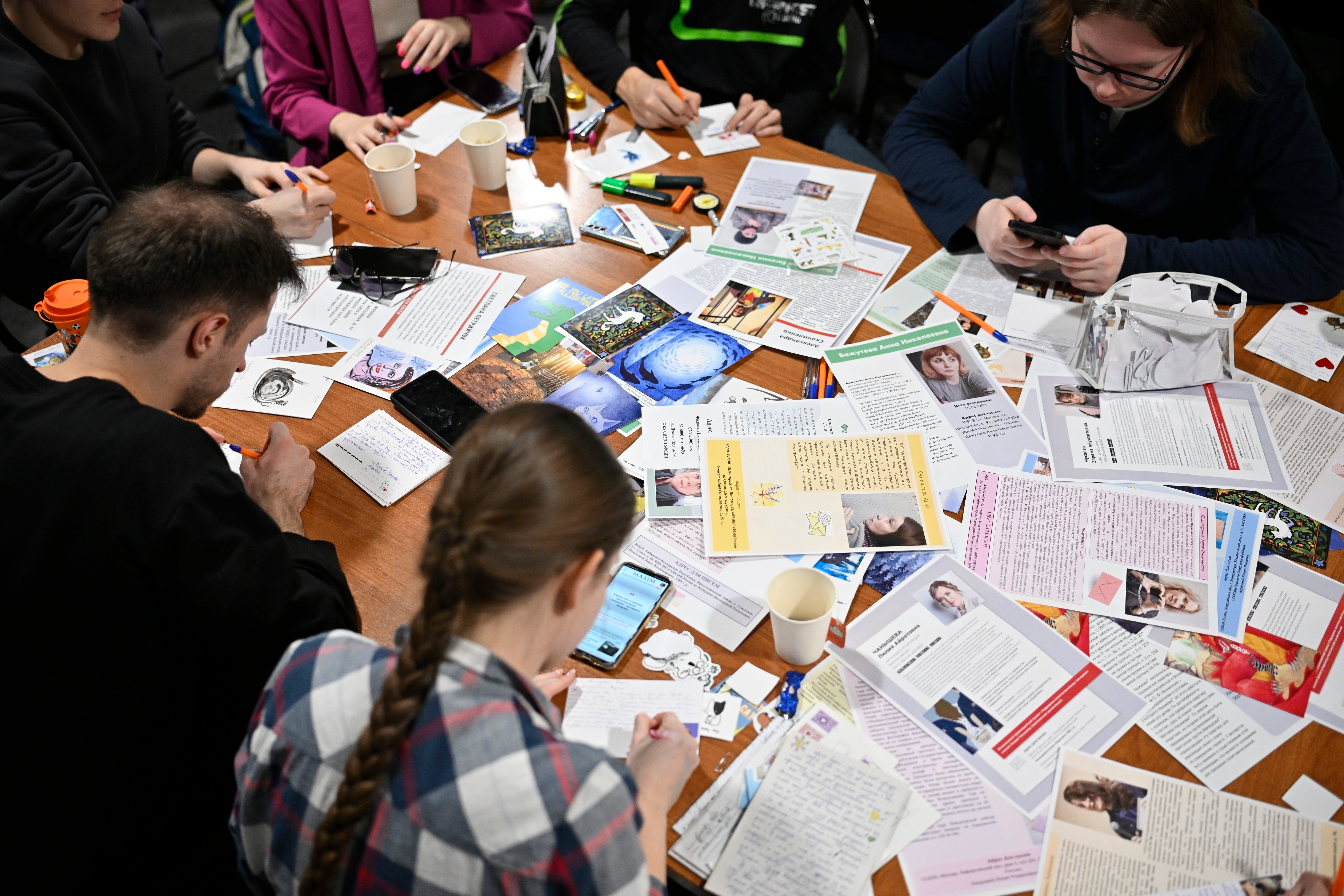 Russia Election Crackdown Letters to Prisoners