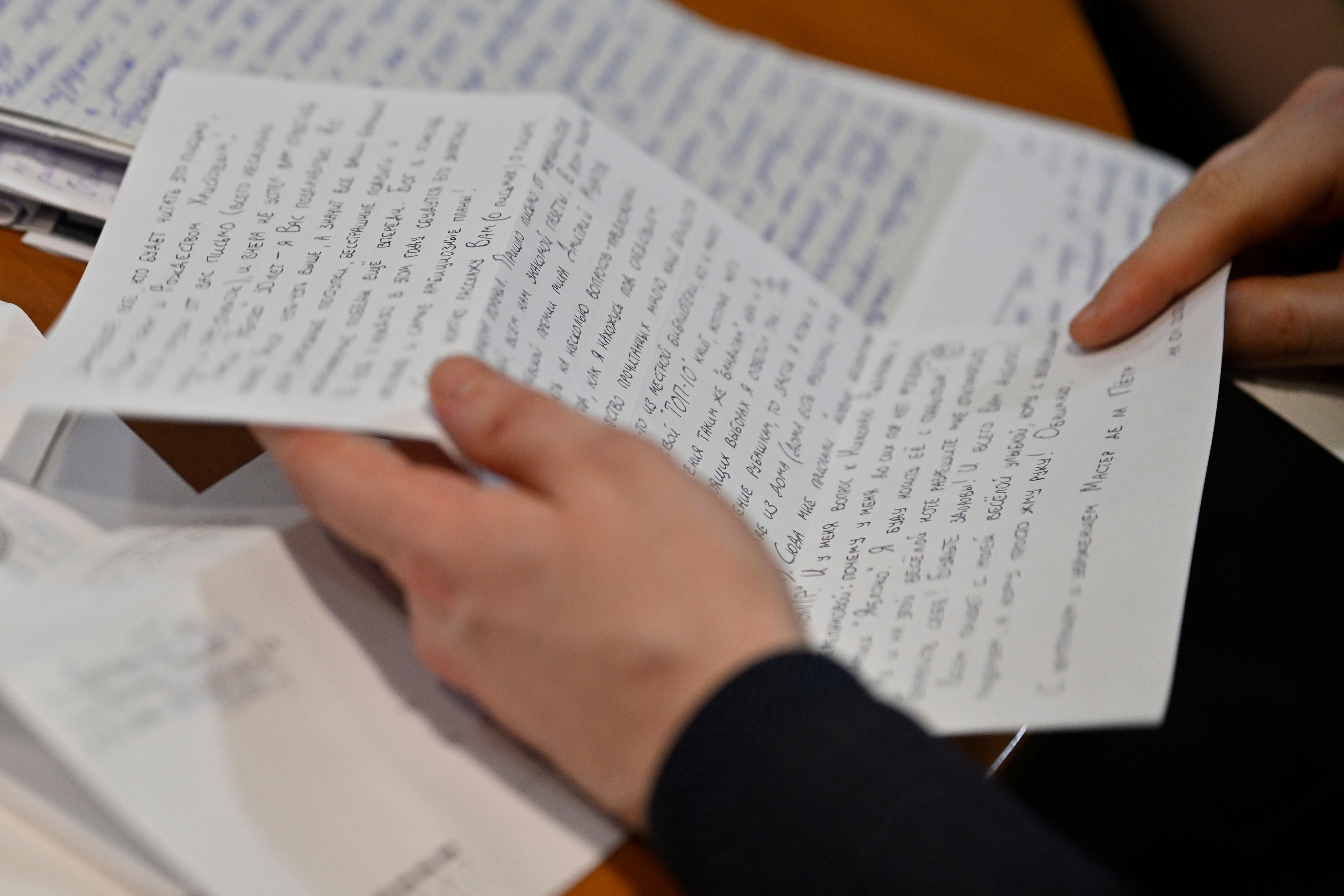 Russia Election Crackdown Letters to Prisoners