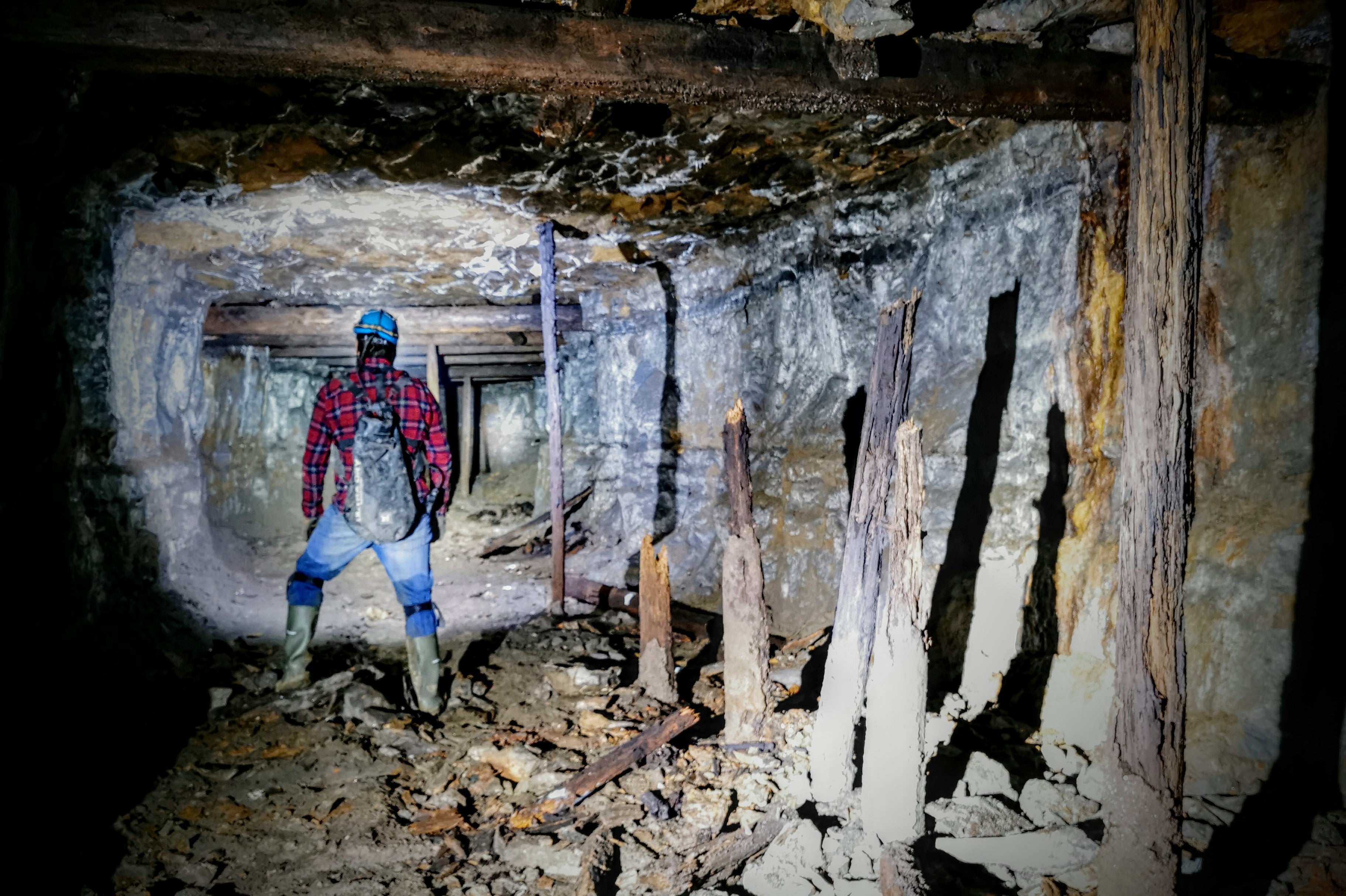 Some of the tunnel systems Peter explores are 30 miles long (Collect/PA Real Life)