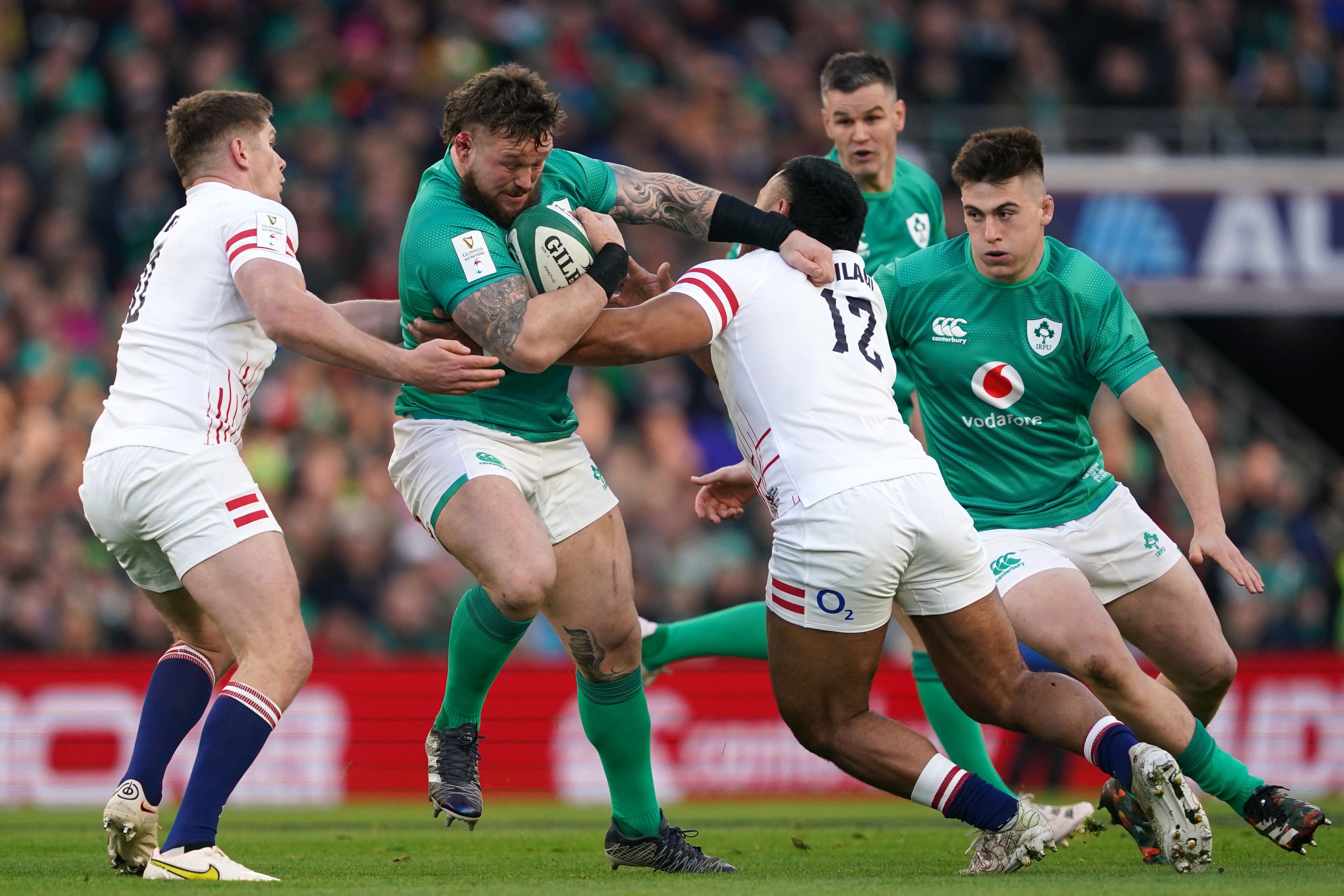 England and Ireland will clash at Twickenham this weekend (Brian Lawless/PA)