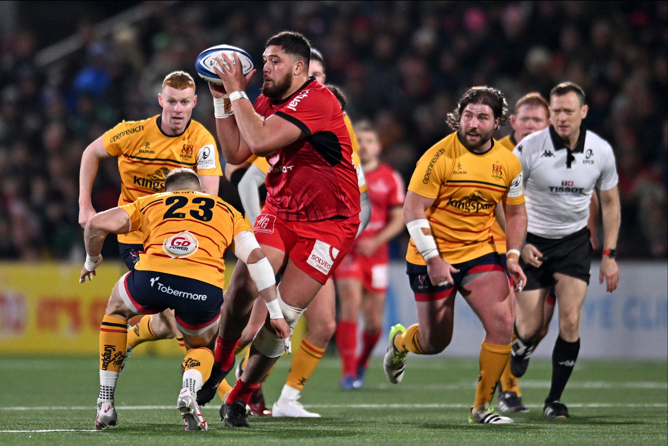 Enormous lock Emmanuel Meafou has impressed for Toulouse