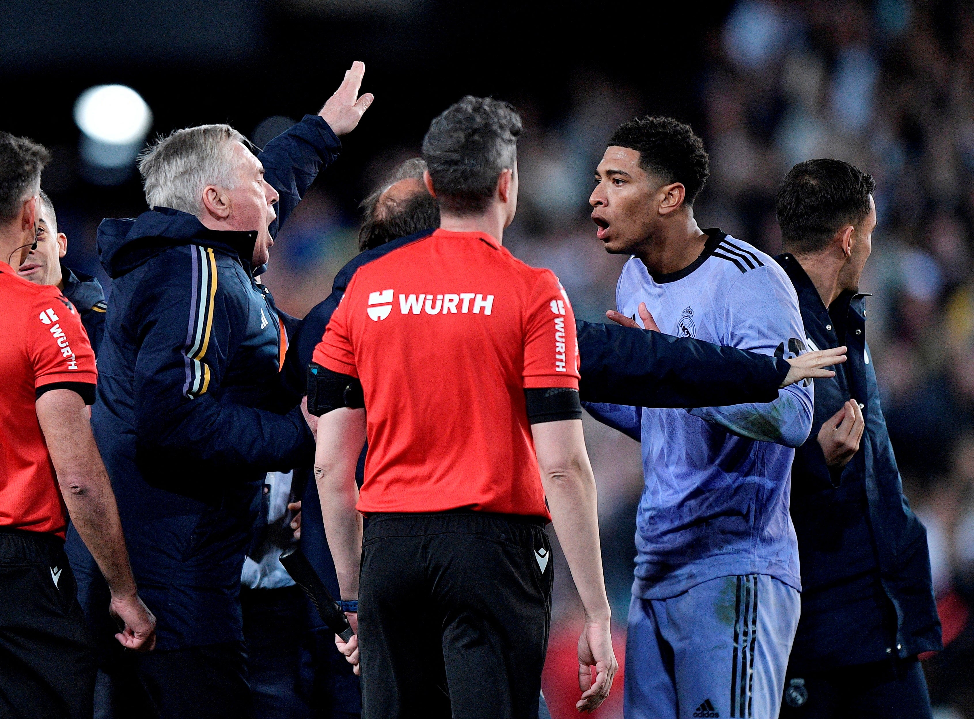 Jude Bellingham was sent off against Valencia last weekend