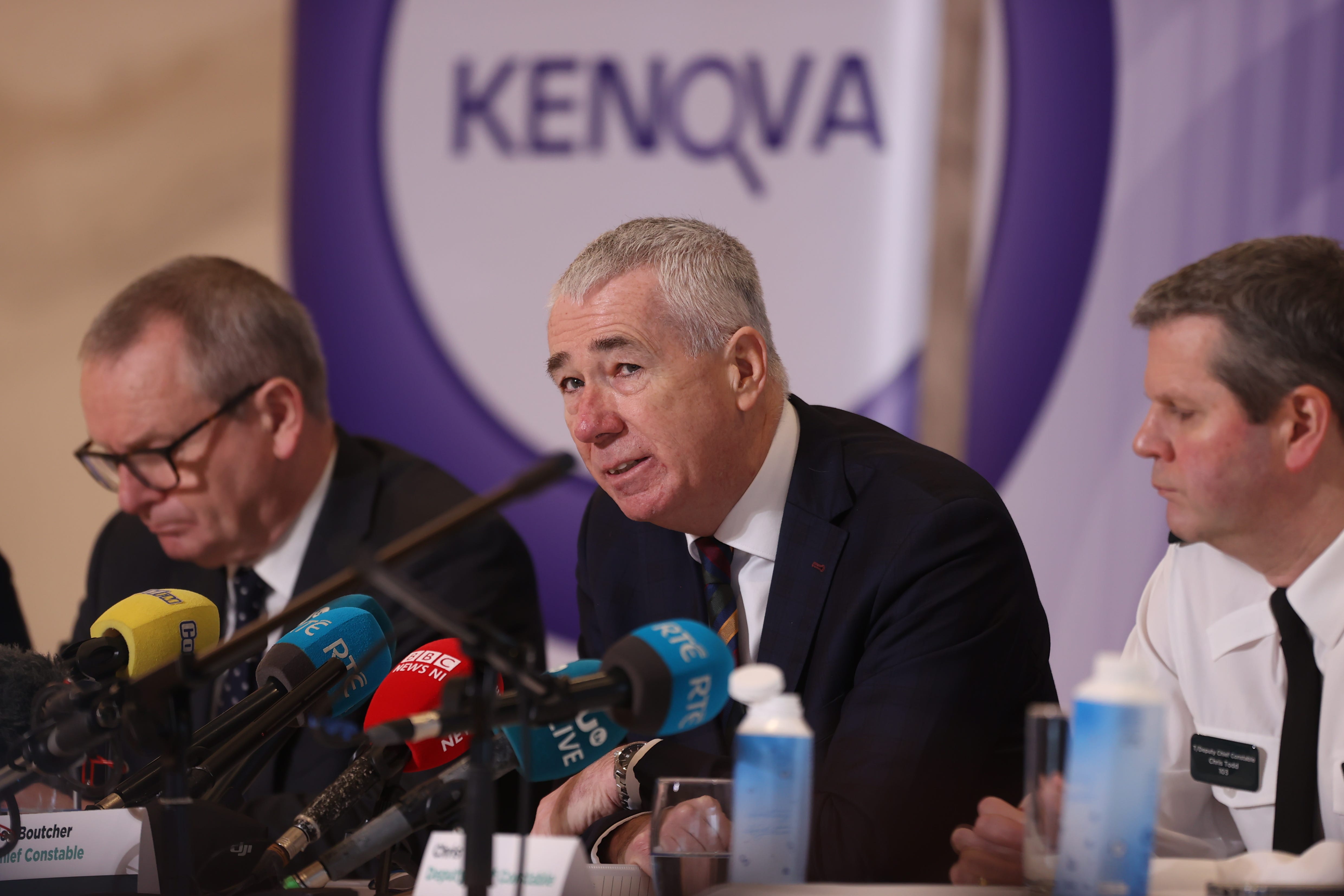 Chief Constable Jon Boutcher at Stormont Hotel in Belfast for the publication of the Operation Kenova report