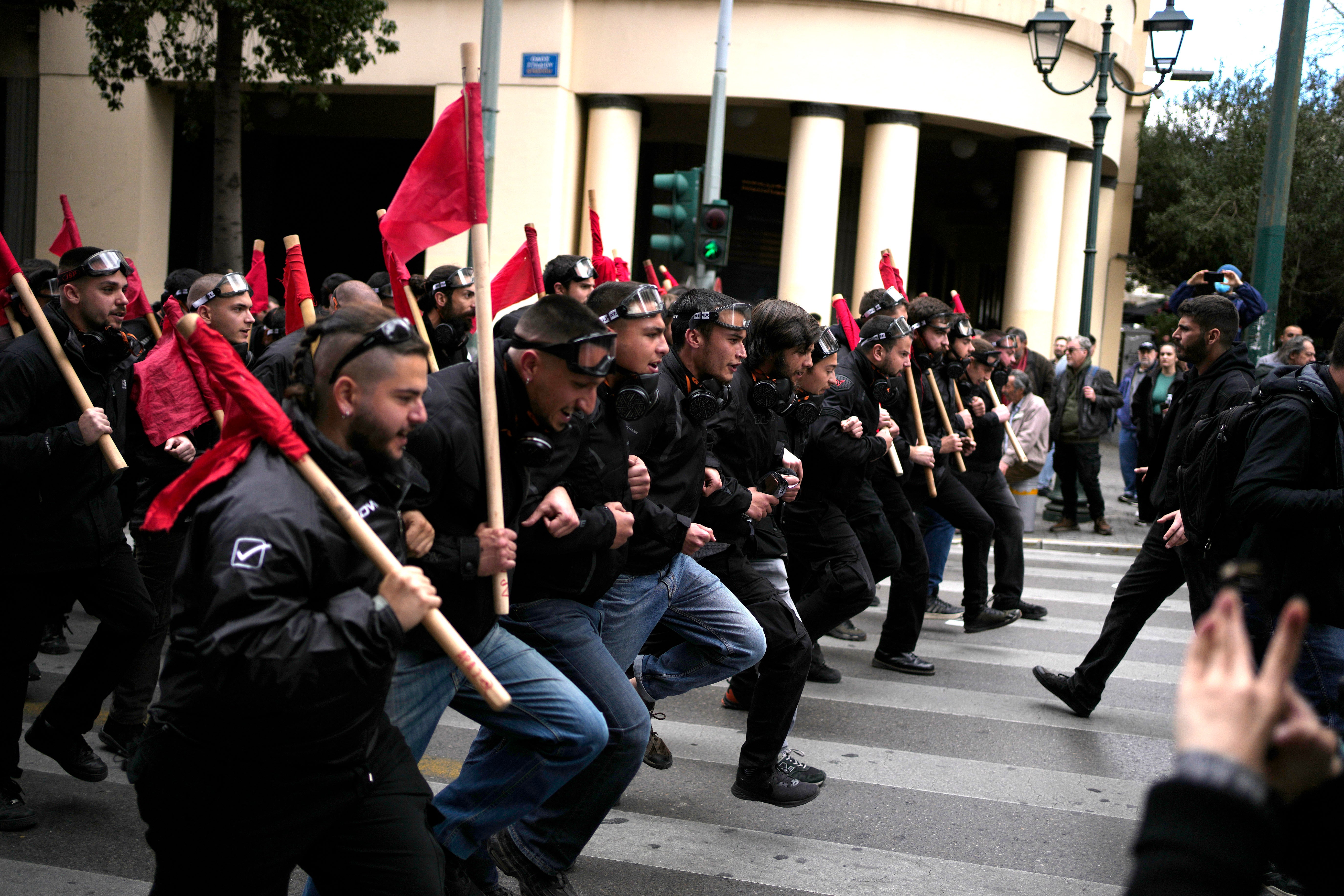 Greece University Protest