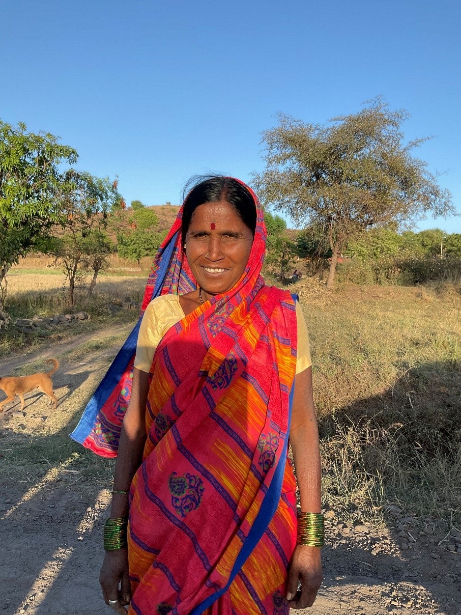 Jayashree Owhal, a farmer working in sugarcane fields, says she carries 50kg of weight on her head and loads it into tractors