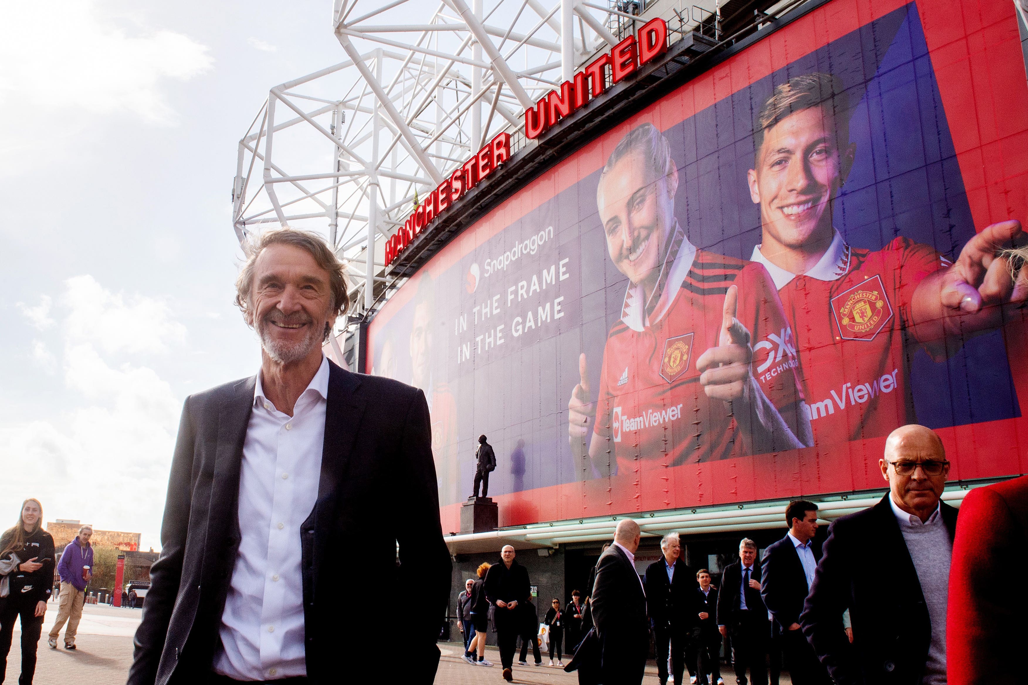 Sir Jim Ratcliffe at Old Trafford