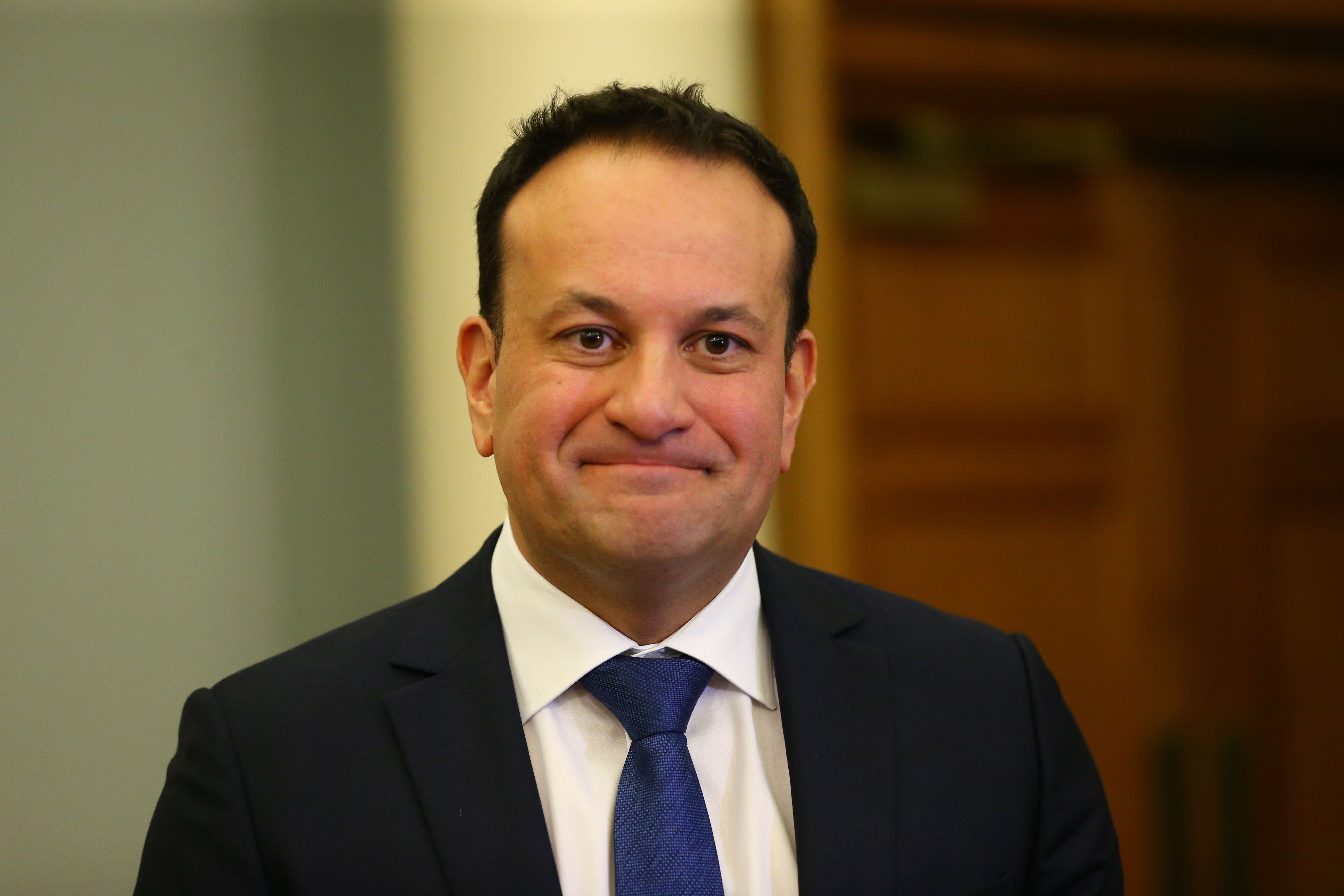 Taoiseach Leo Varadkar speaking hours before the announcement (Damien Storan/PA)