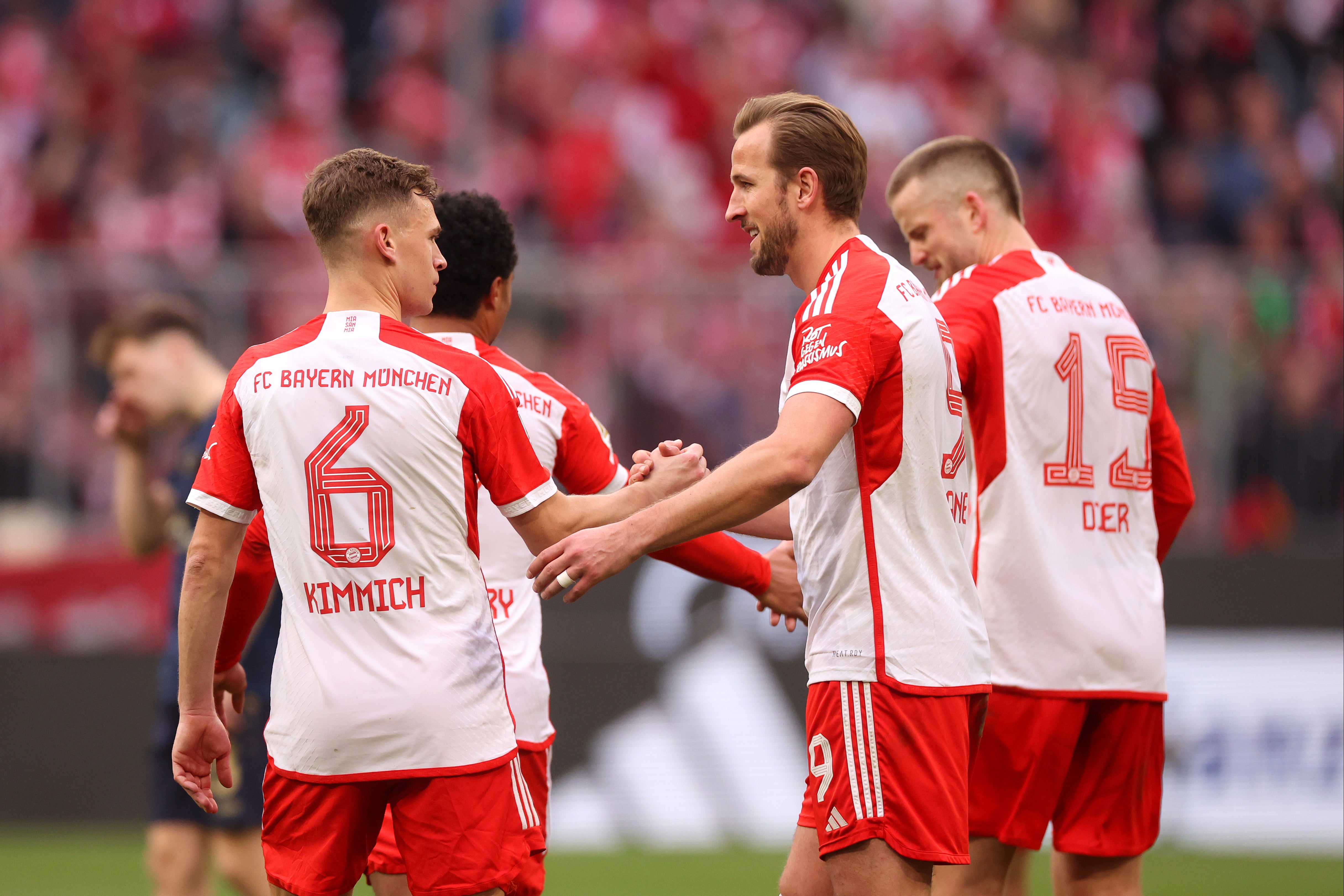 Harry Kane helped fire Bayern Munich to victory Mainz