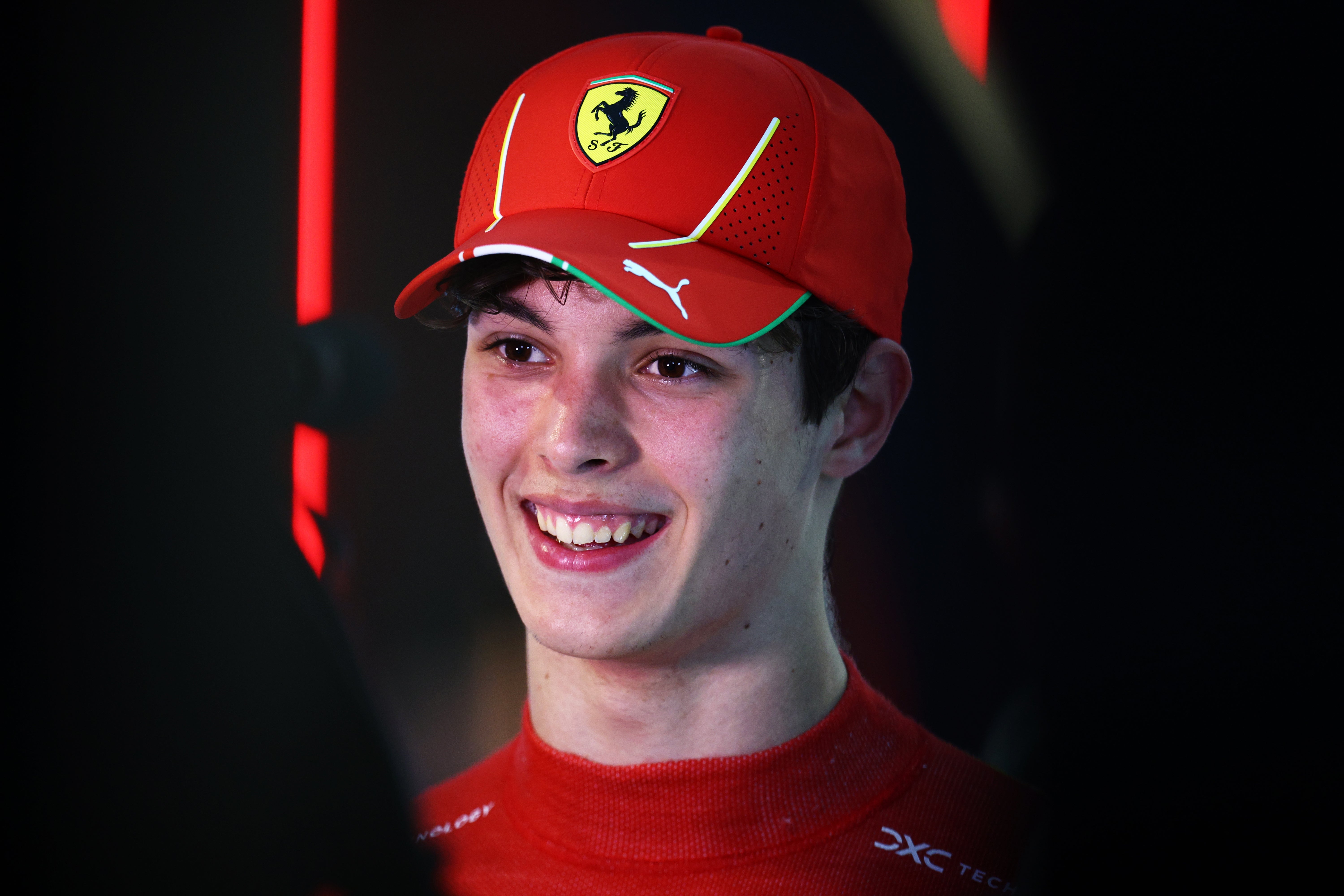 Ollie Bearman impressed when handed a debut drive with Ferrari in Saudi Arabia