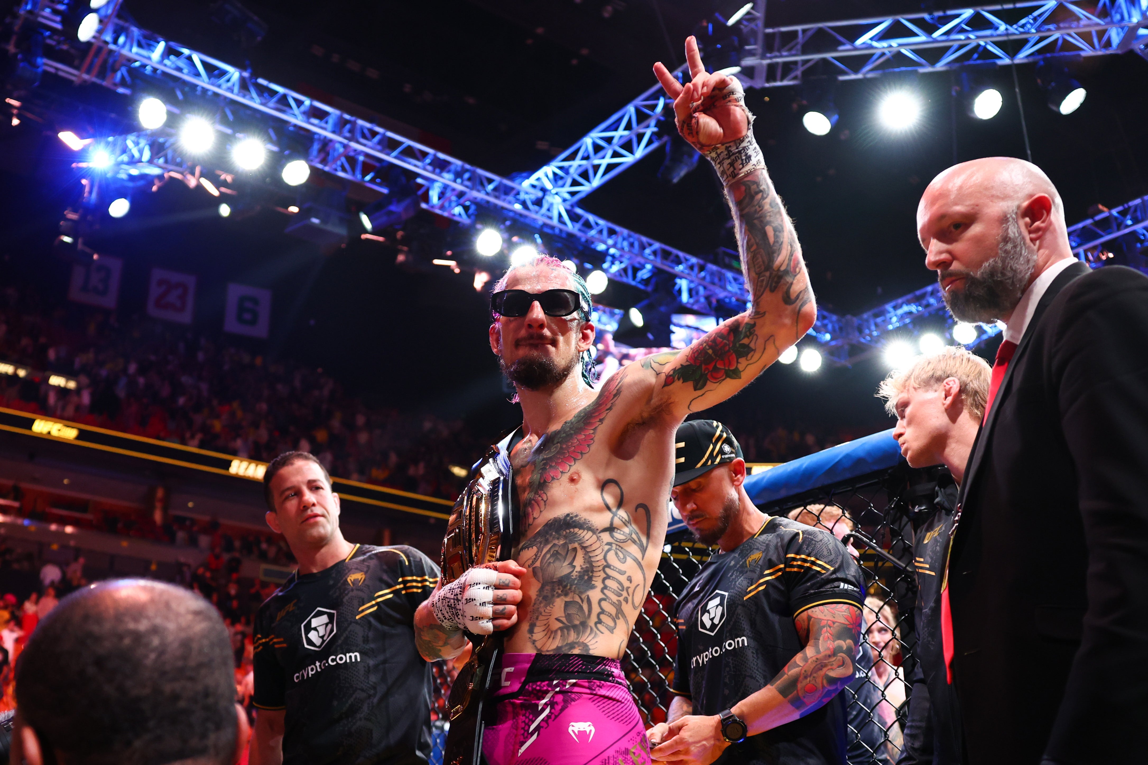 O’Malley after retaining the UFC men’s bantamweight title against Vera