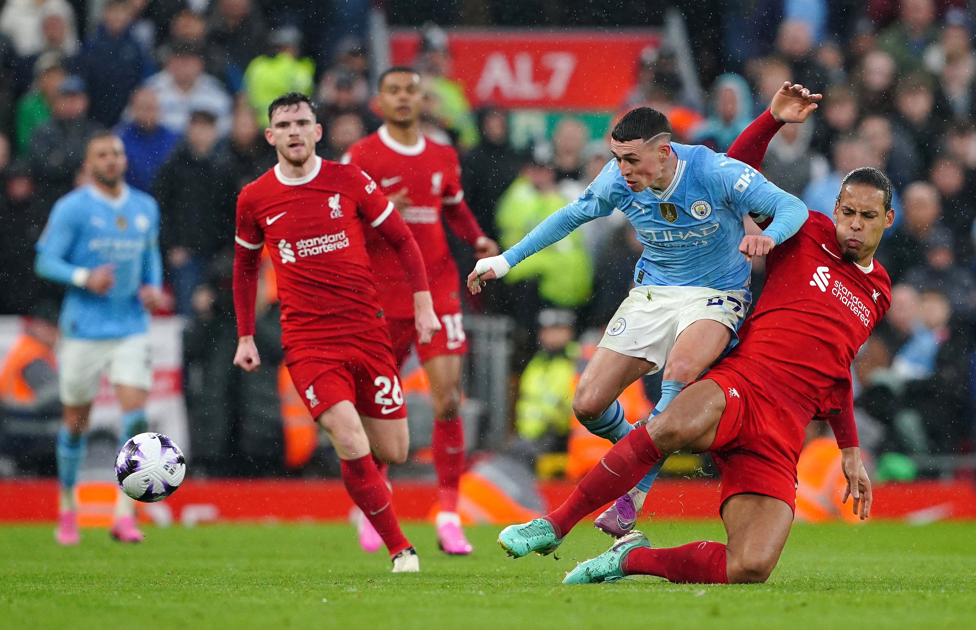 Phil Foden believes Liverpool have been the toughest opponents of his career