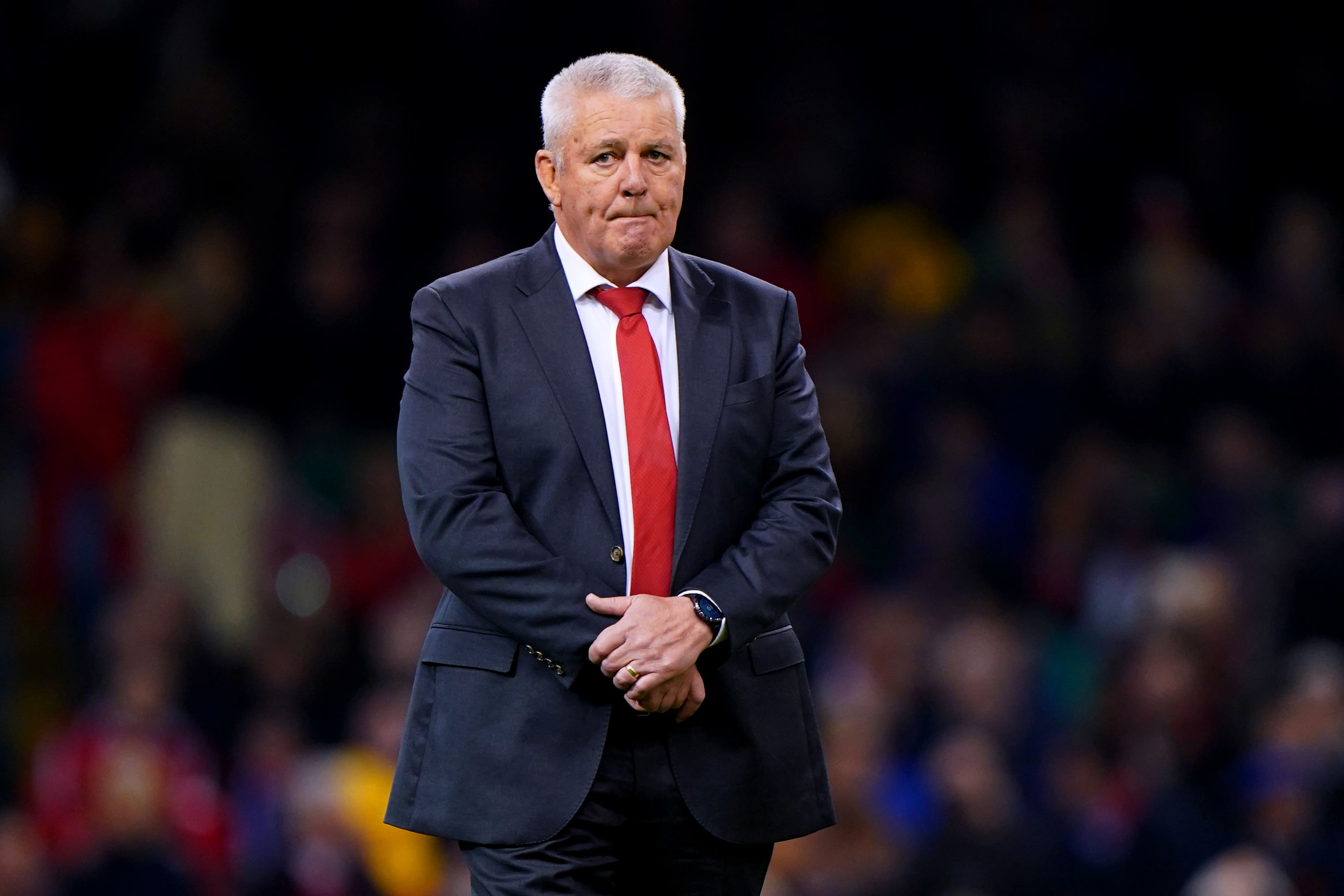 Wales head coach Warren Gatland faces a Six Nations wooden spoon decider against Italy next Saturday (Joe Giddens/PA)