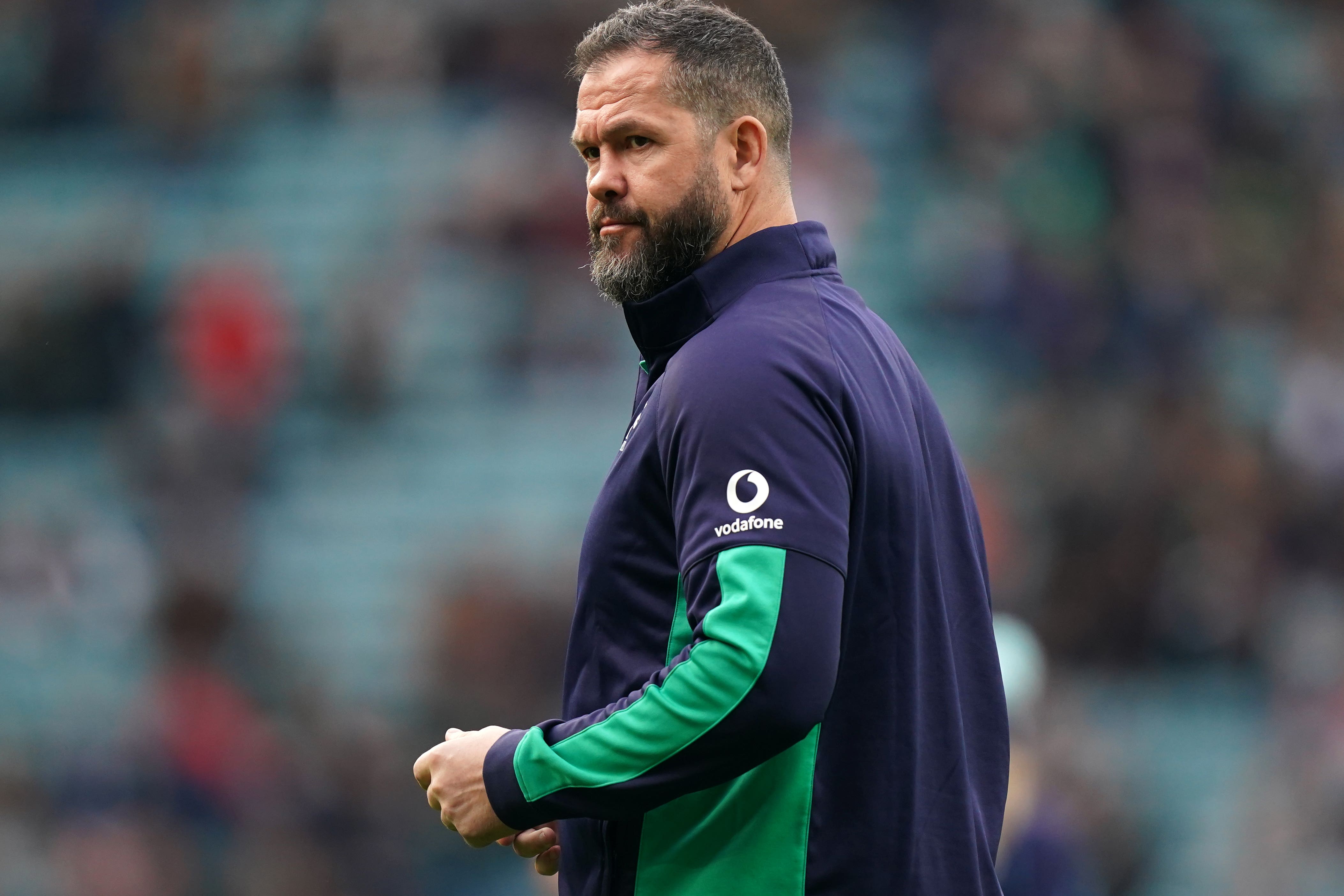 Head coach Andy Farrell was eager to put Ireland’s defeat to England in perspective (Mike Egerton/PA)