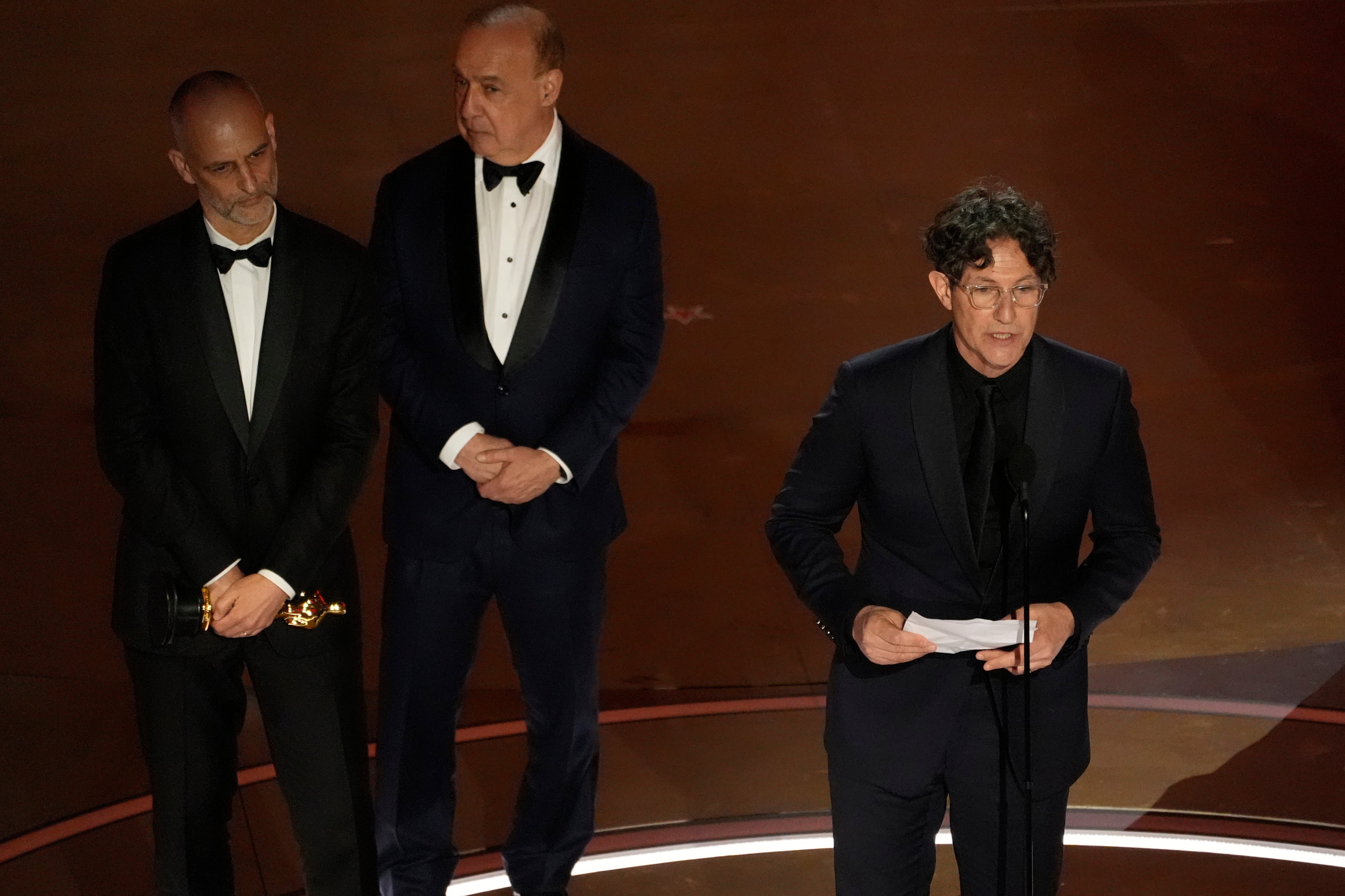 Jonathan Glazer gives Oscar acceptance speech