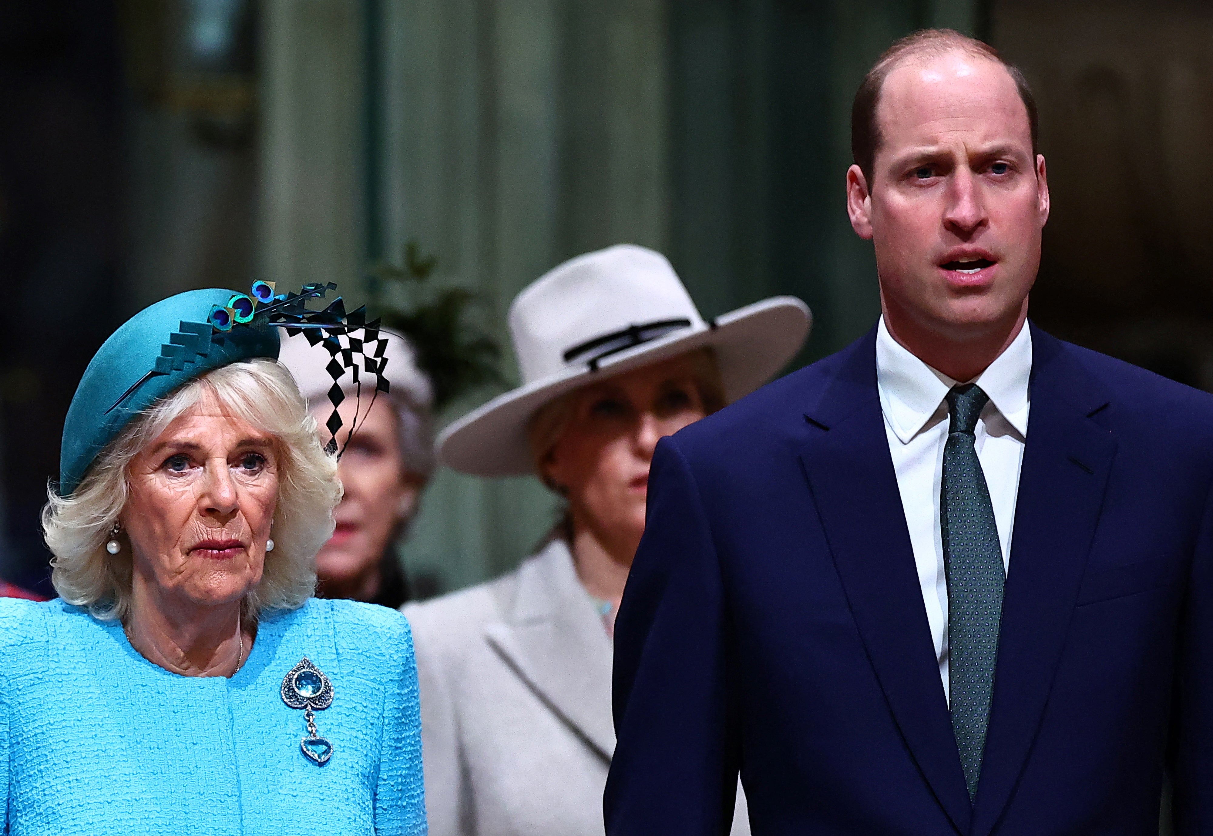 Queen Camilla and Prince William attend an annual Commonwealth Day service ceremony