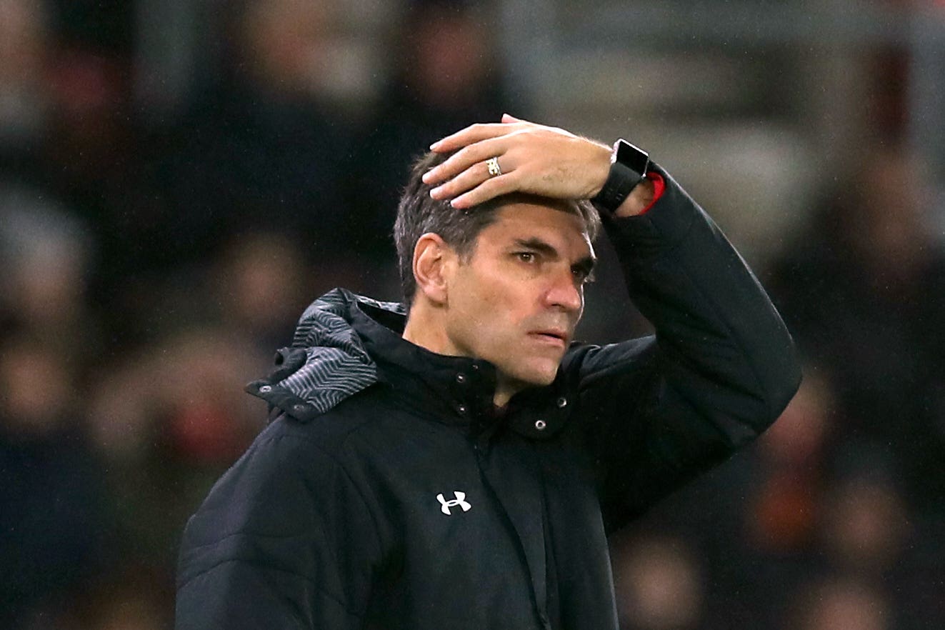 Southampton manager Mauricio Pellegrino was sacked on this day in 2018 (Andrew Matthews/PA)