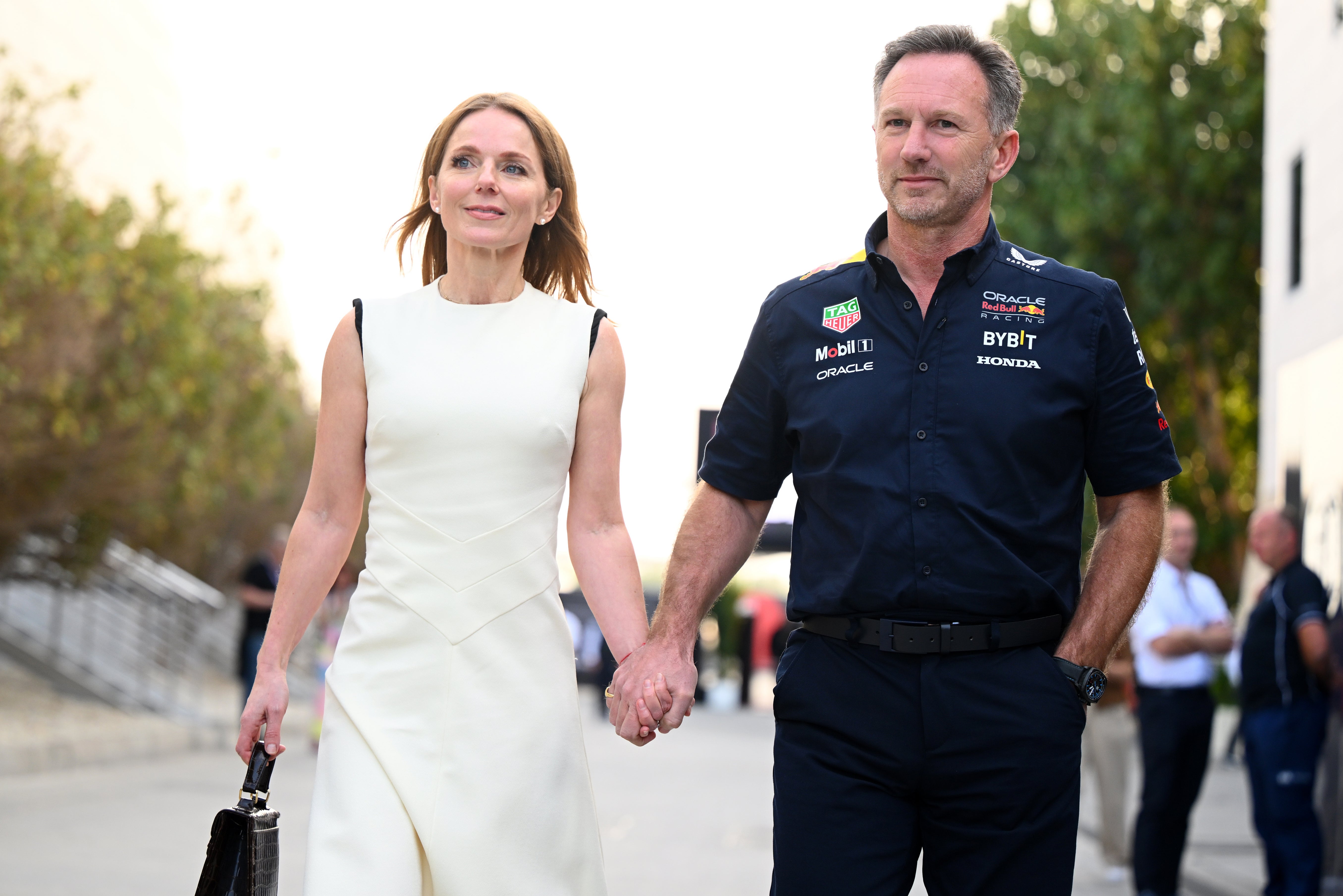 Geri Halliwell attended the Bahrain Grand Prix with husband Christian Horner