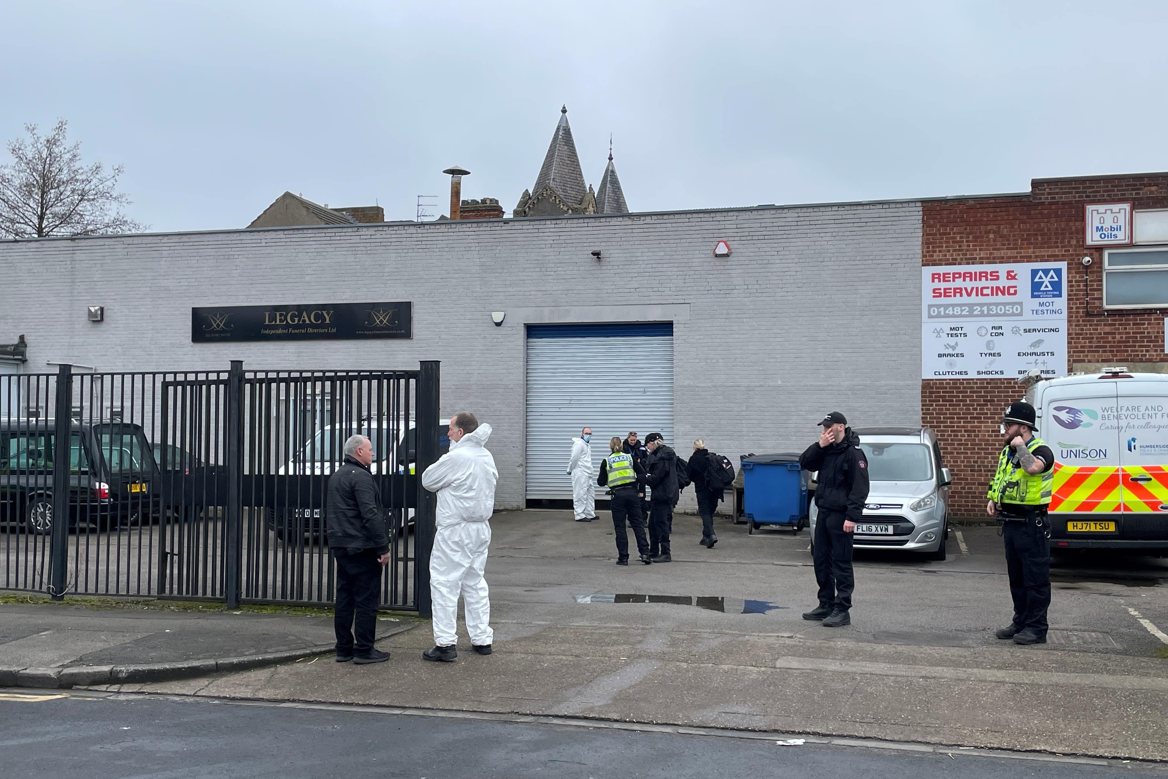 An investigation is taking place into Legacy Independent Funeral Directors in Hull (Dave Higgens/PA)