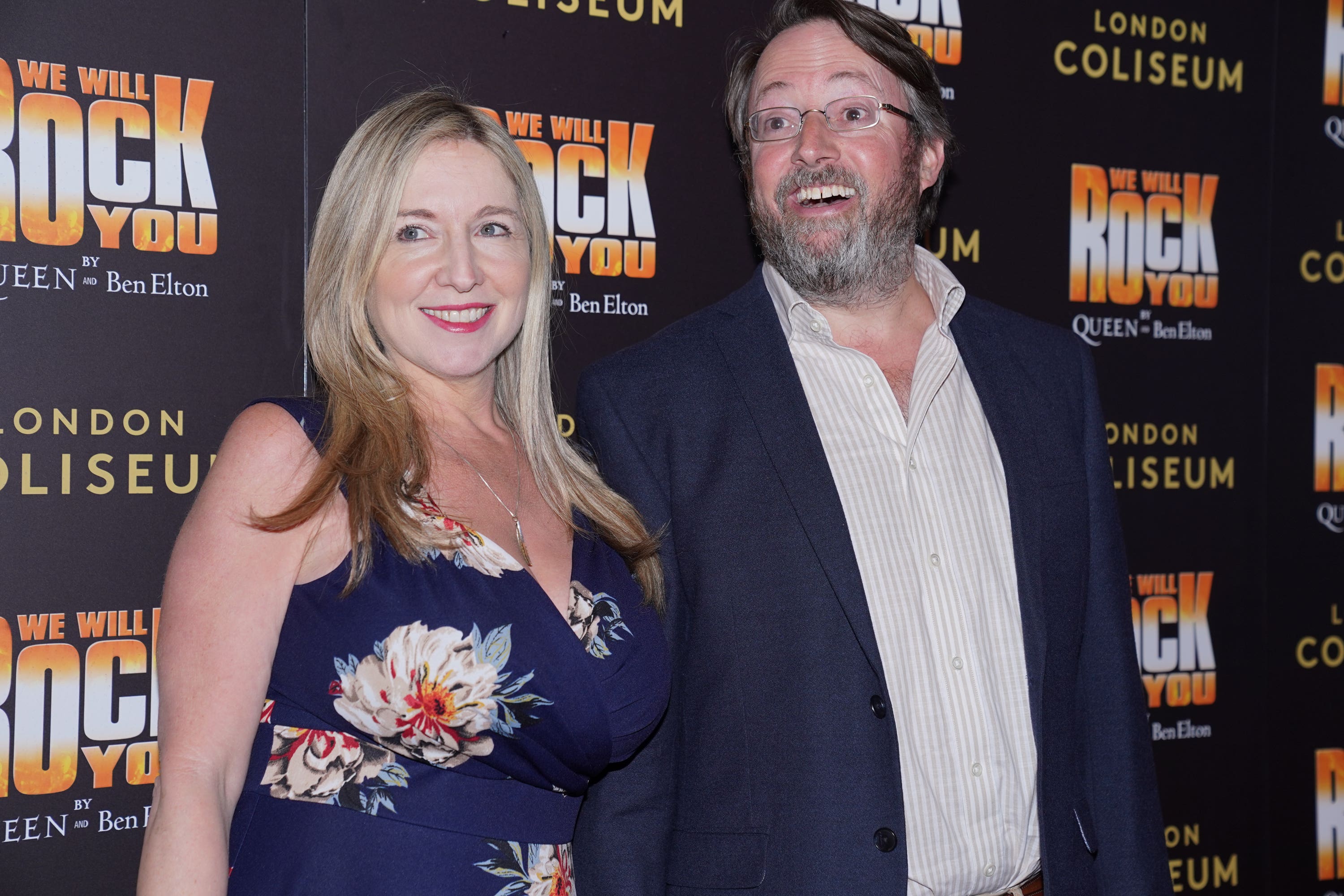 Victoria Coren Mitchell with her husband David