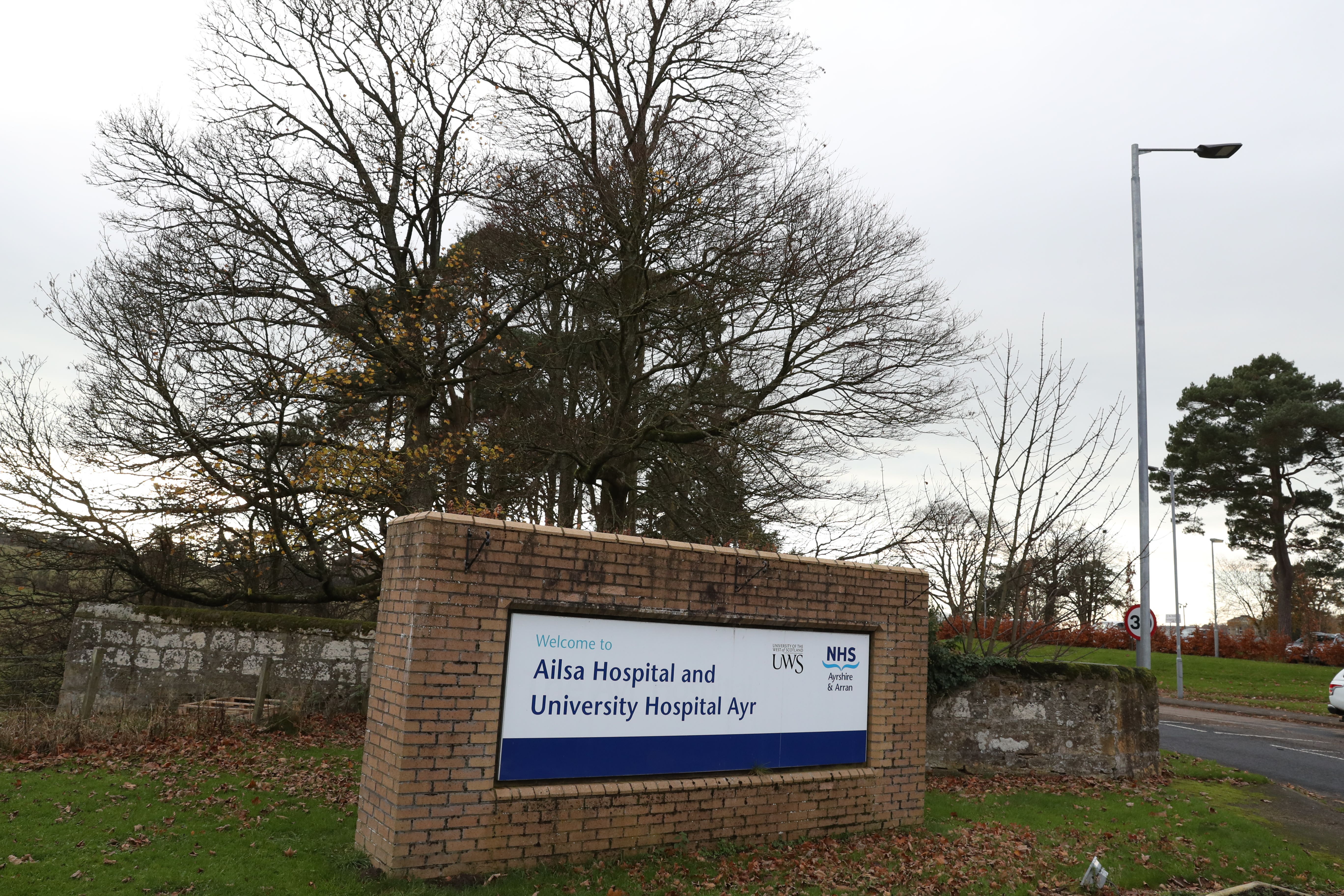 John Cowan died at Ayr Hospital in 2020 (Andrew Milligan/PA)