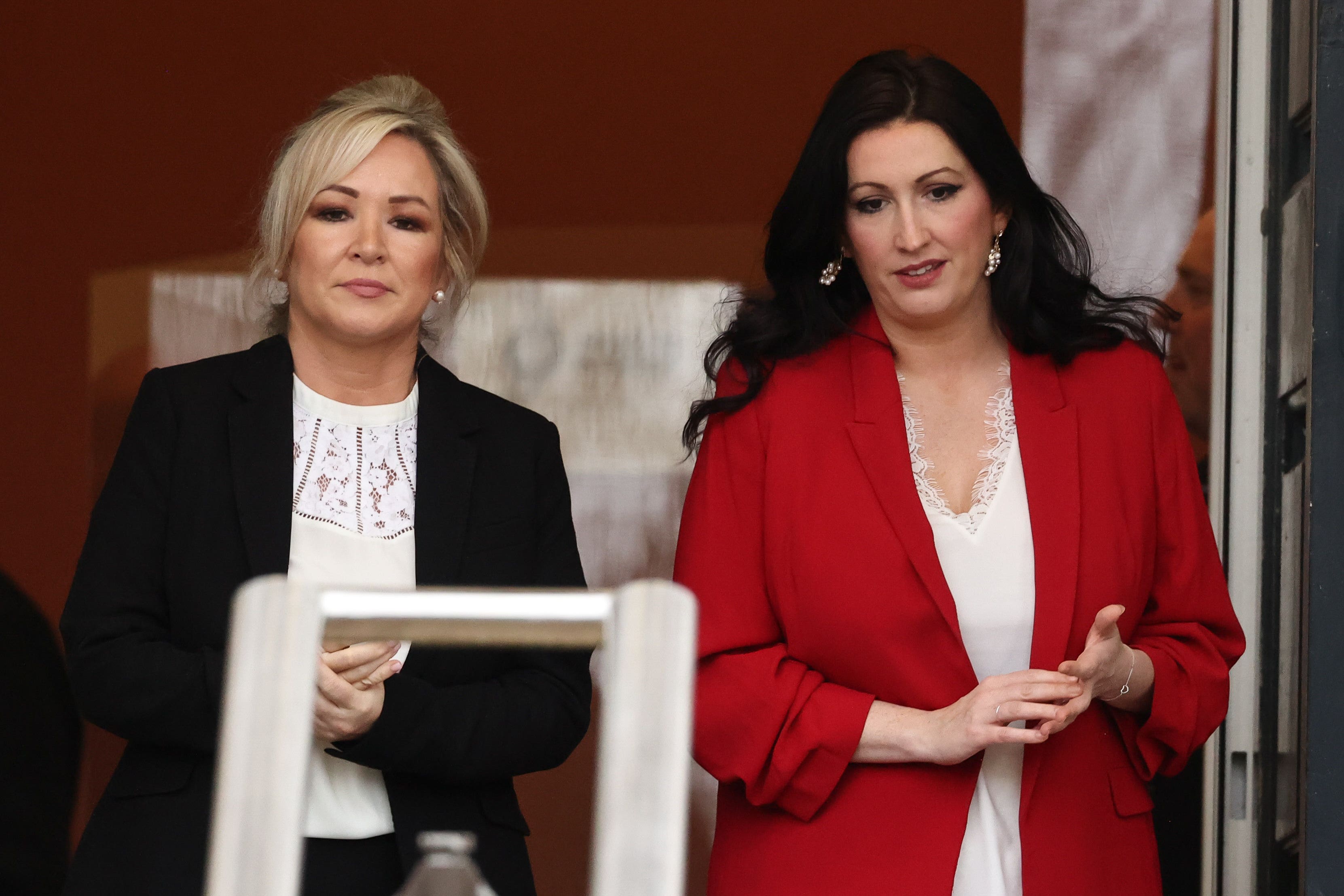 First Minister Michelle O’Neill, left, and deputy First Minister Emma Little-Pengelly will take part in a series of St Patrick’s Day engagements (Liam McBurney/PA)