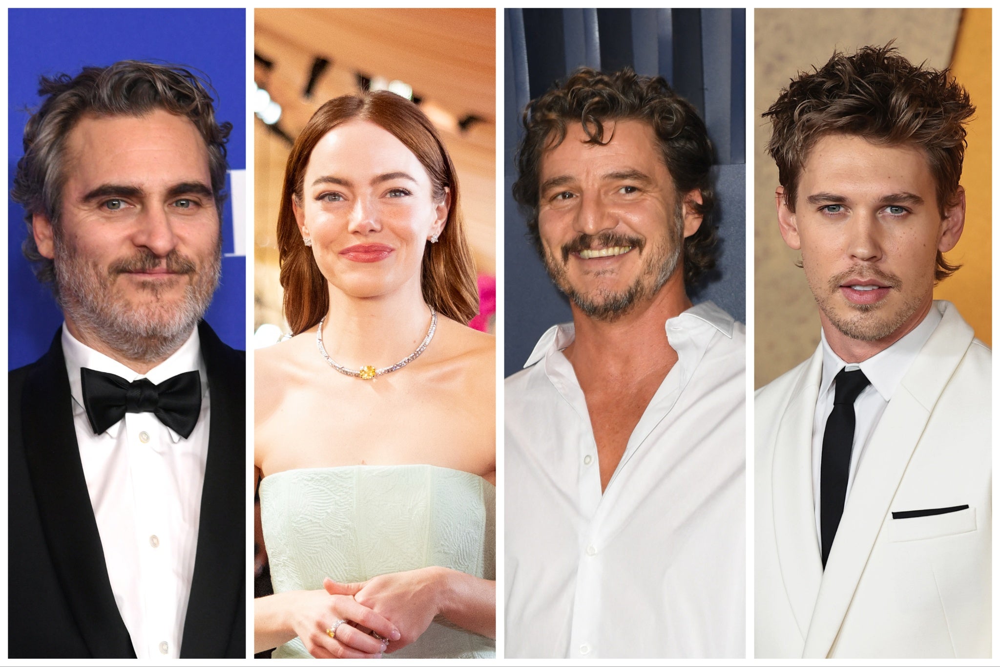 Joaquin Phoenix, Emma Stone, Pedro Pascal and Austin Butler