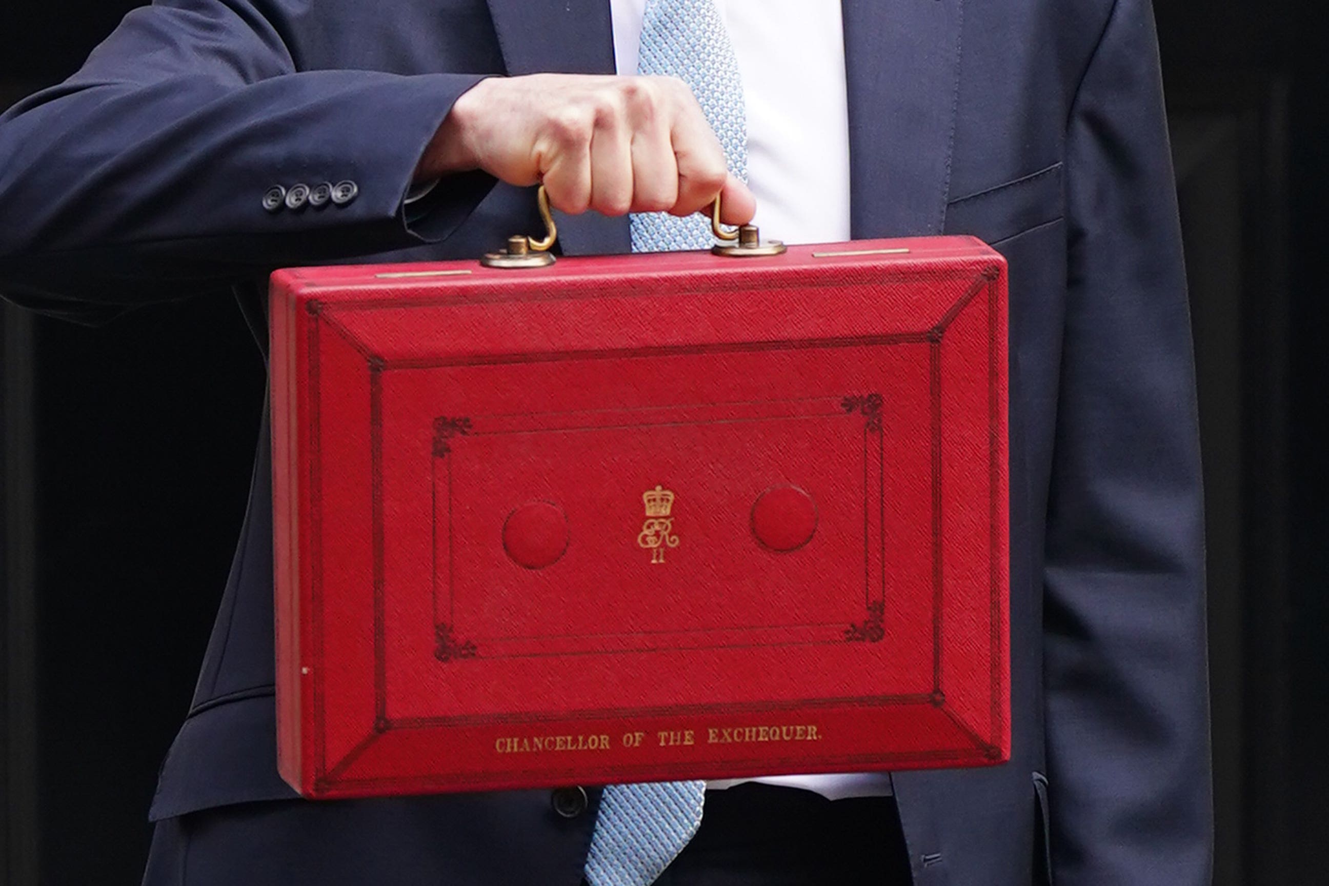 Chancellor of the Exchequer Jeremy Hunt leaves 11 Downing Street with his ministerial box (James Manning/PA)