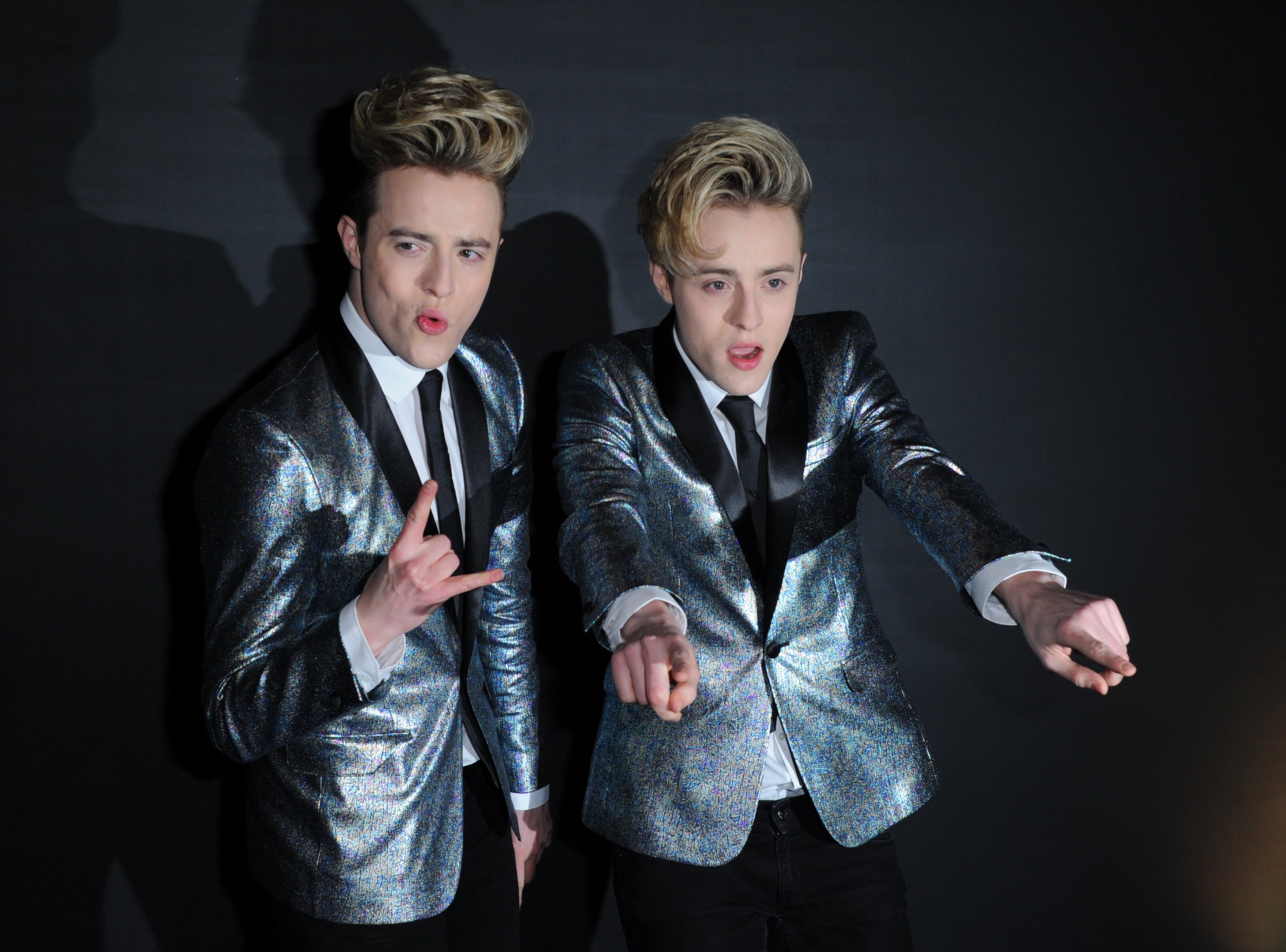 Jedward pictured in 2017