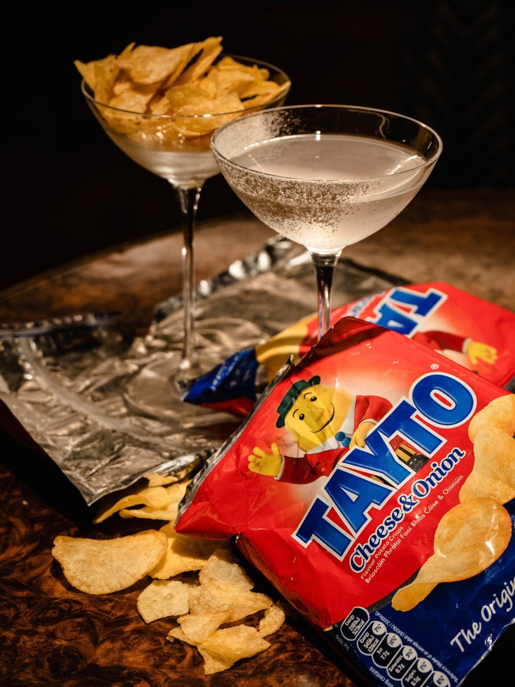 This martini pays homage to Ireland’s most popular snack