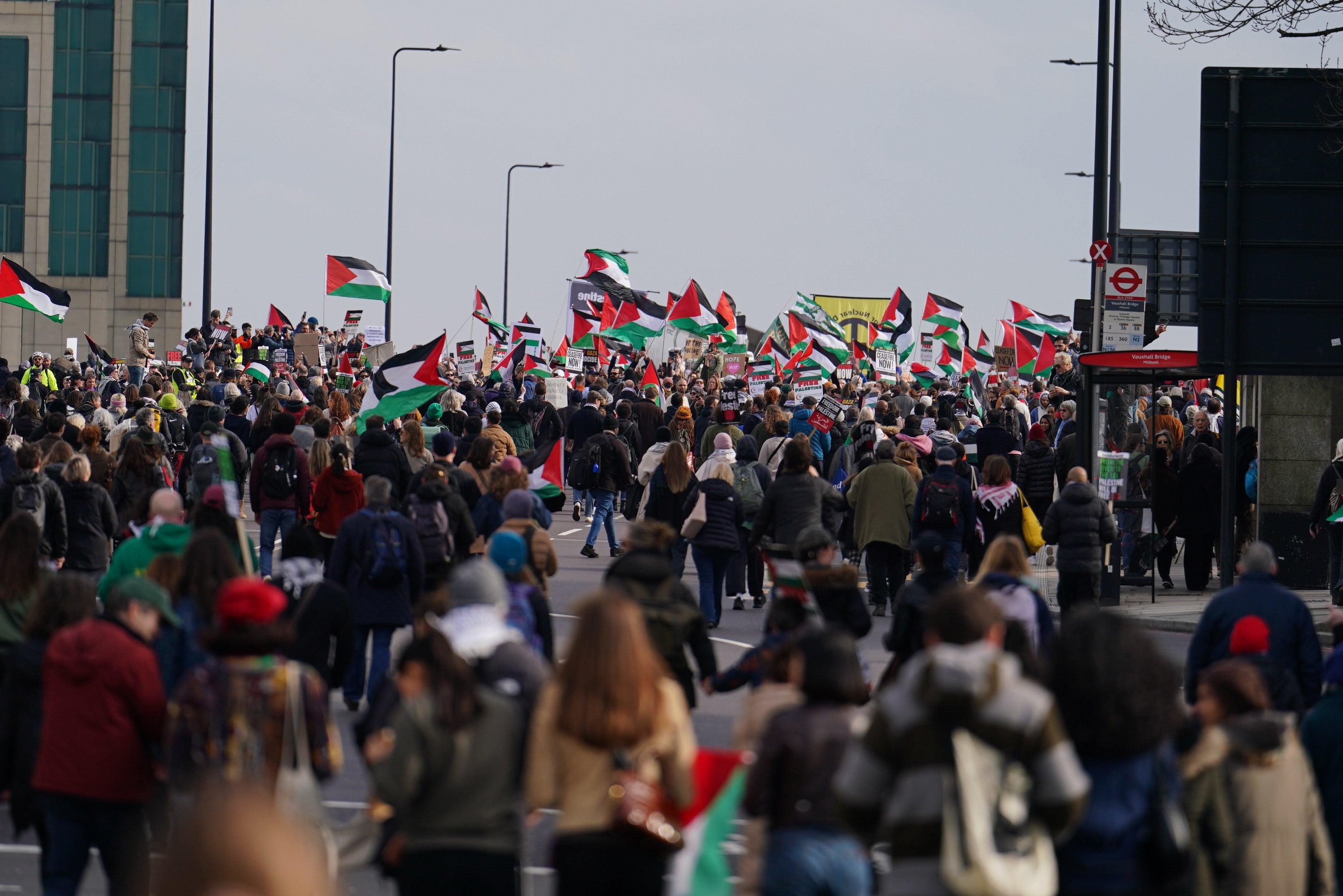 There have been multiple arrests at regular pro-Palestine marches in London since the conflict began