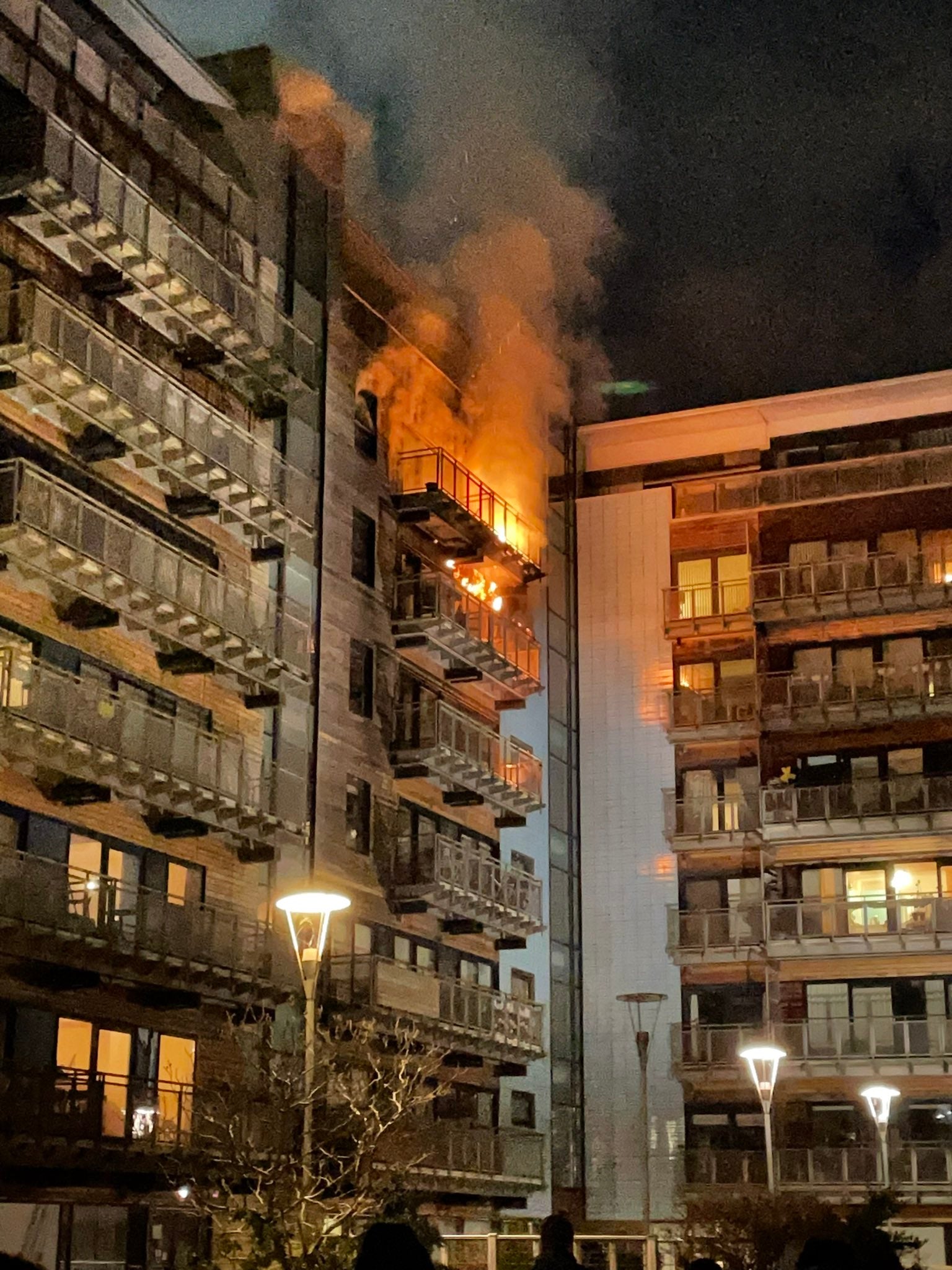 Around 70 firefighters battled the flames on Breadalbane Street, Bonnington