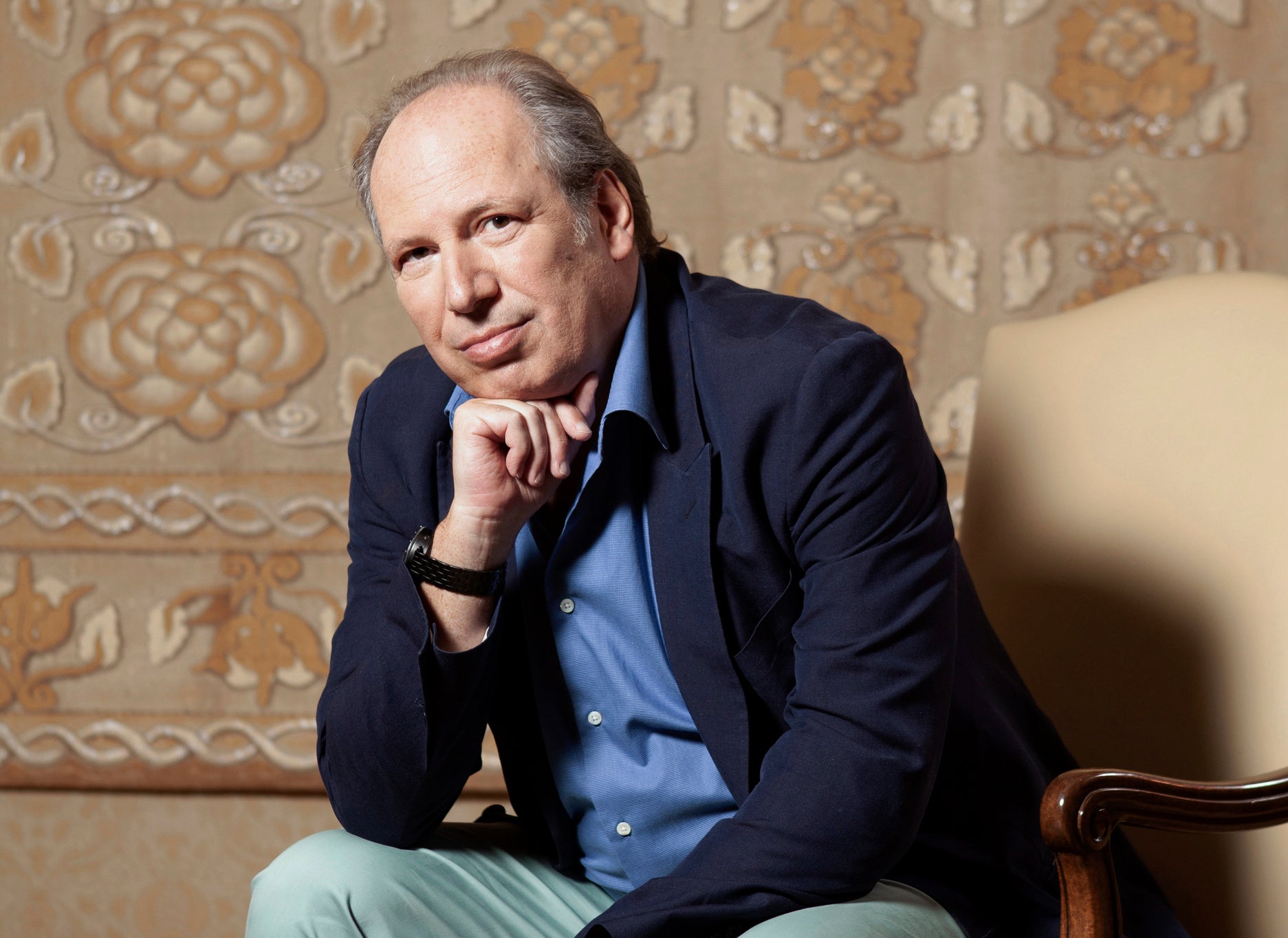 Hans Zimmer performs on the helipad of the Burj Al Arab hotel in the documentary