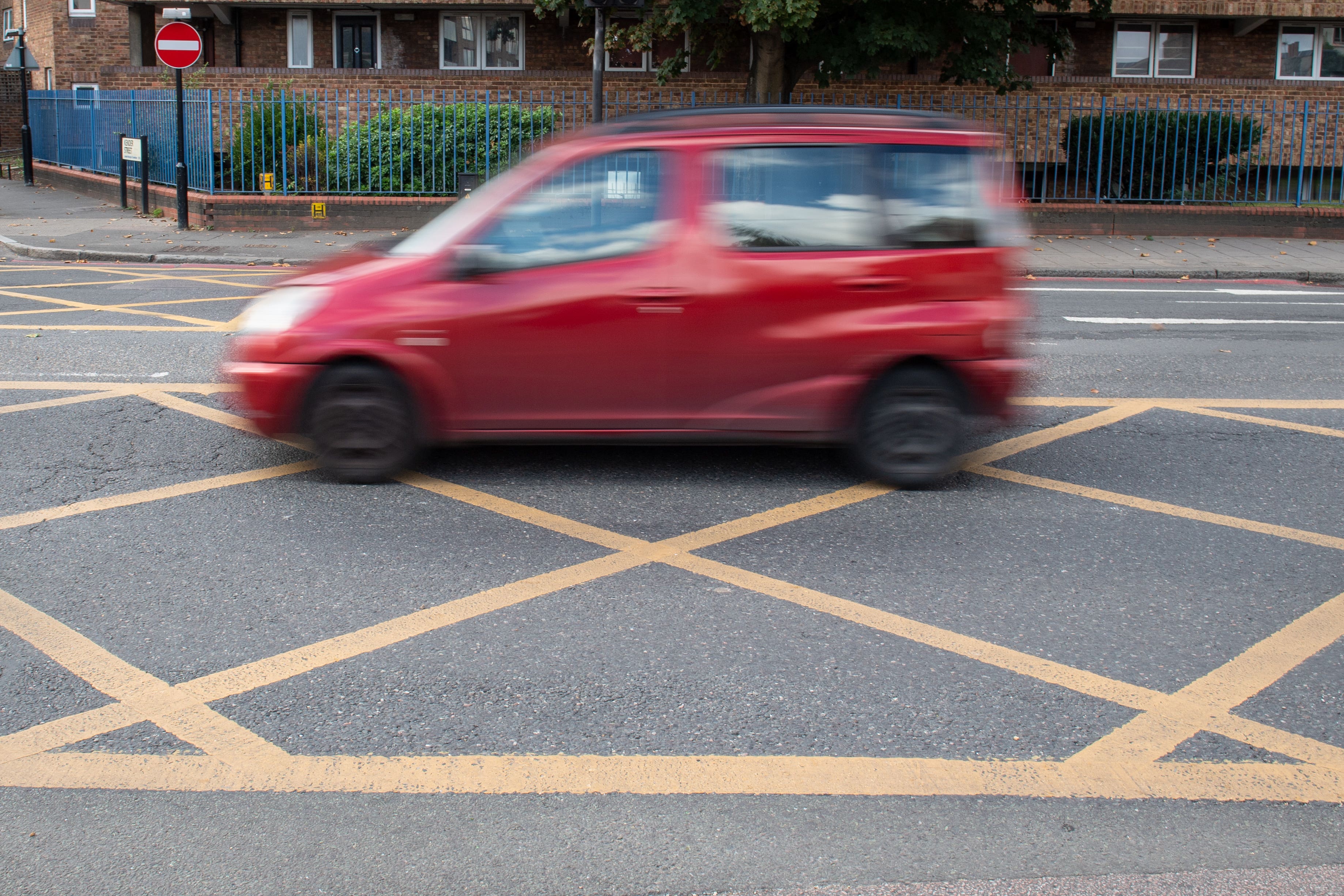 Yellow boxes are used in an attempt to ensure traffic flows smoothly through busy junctions