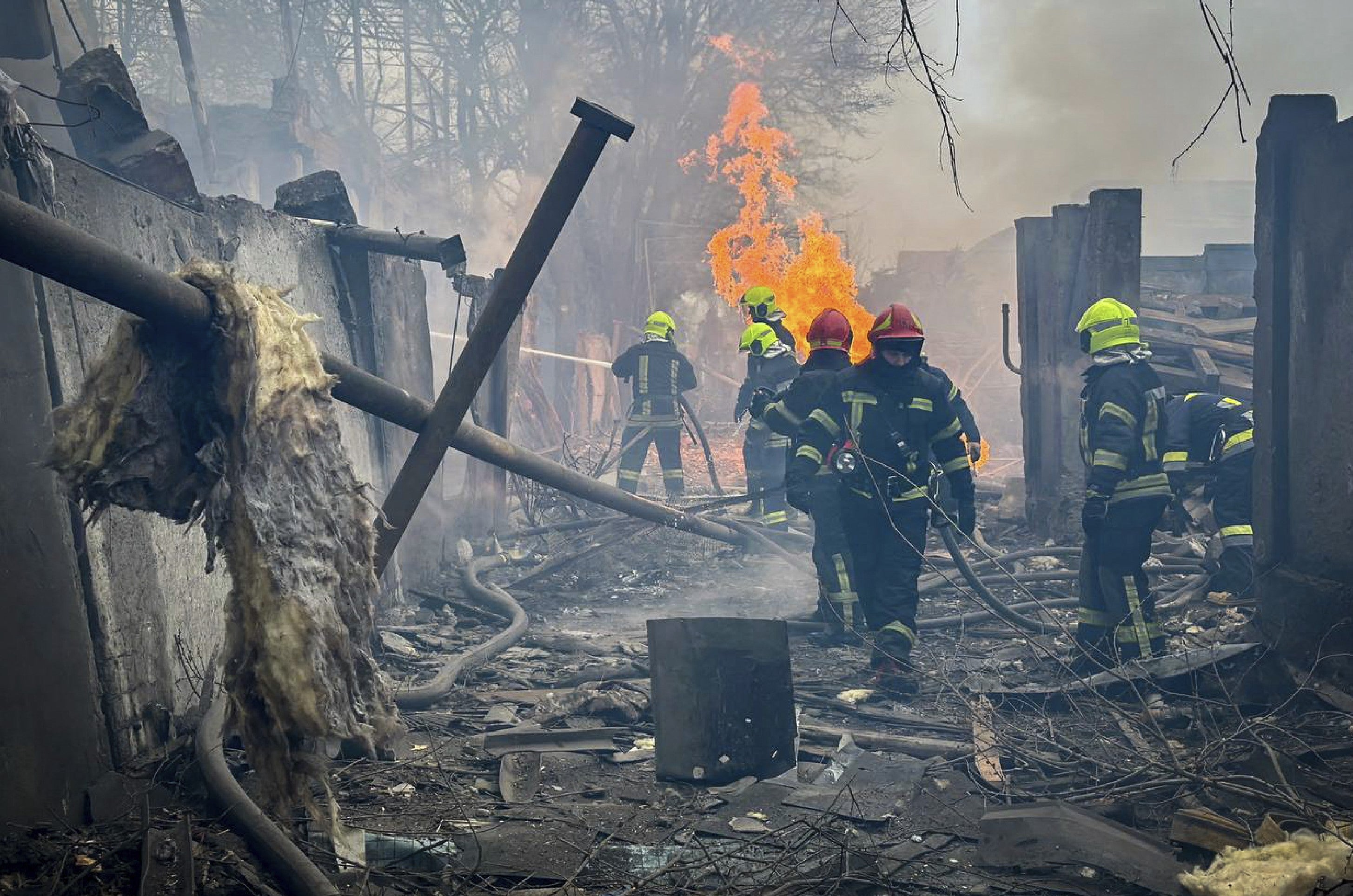 Aftermath of attack on Black Sea port in March