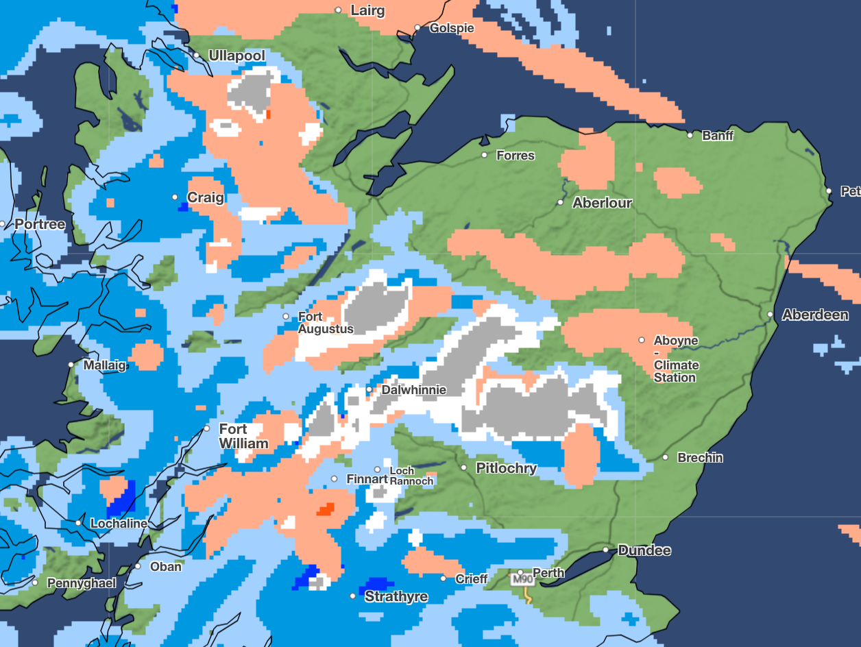 More snow is set to fall on Saturday evening