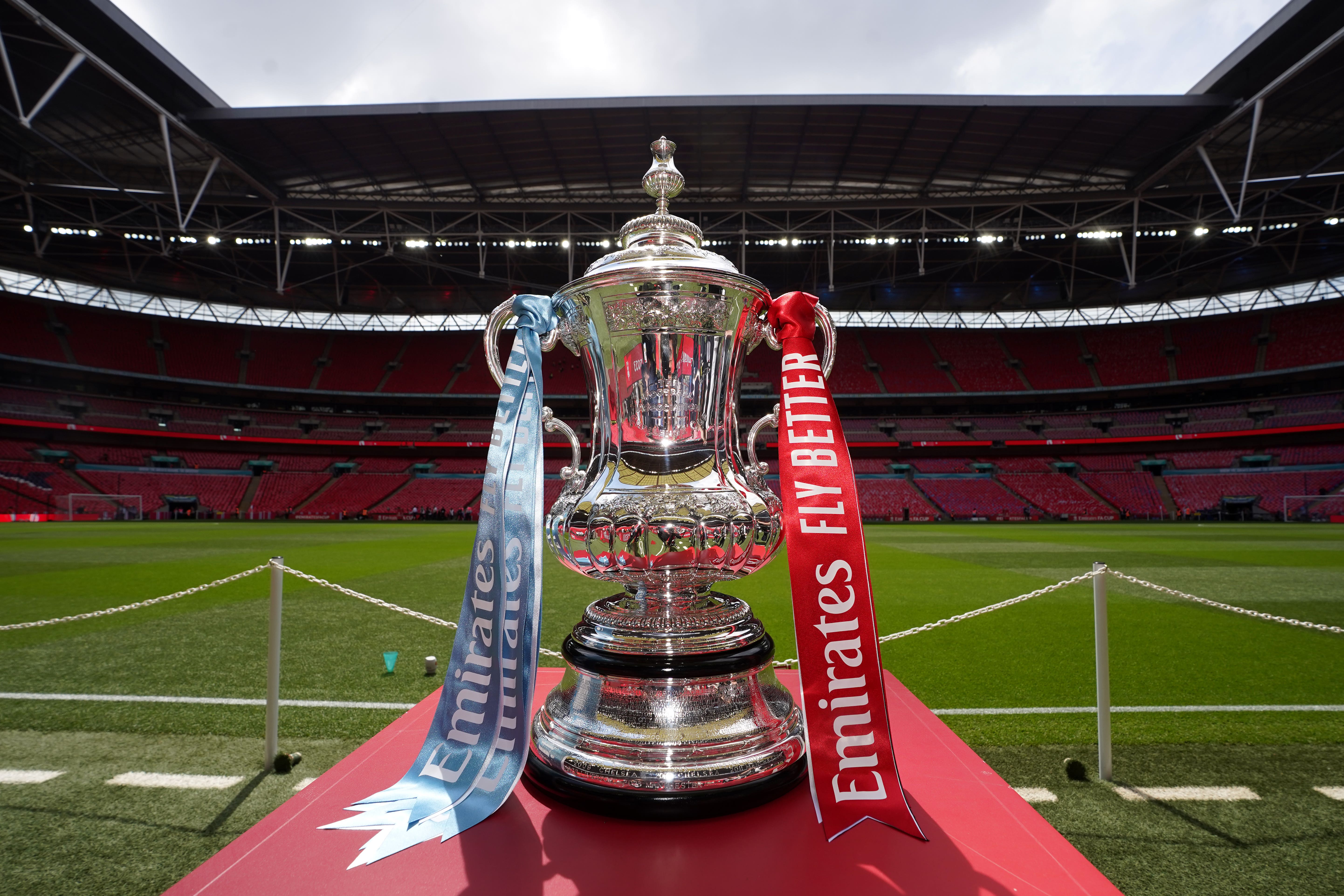 Wembley is a win away as sides meet in the FA Cup quarter-finals (Nick Potts/PA)