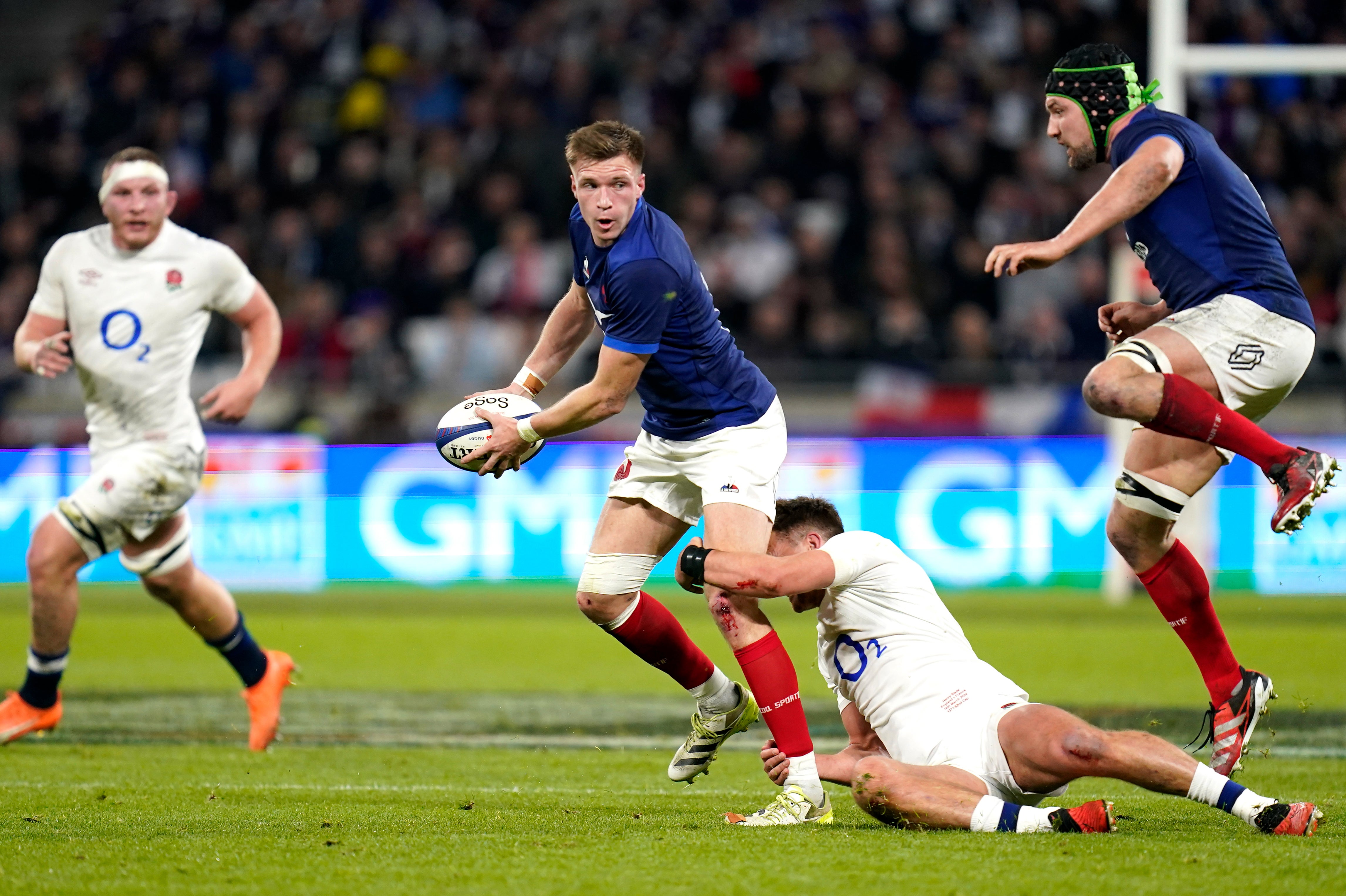 Leo Barre scored one of France’s three tries