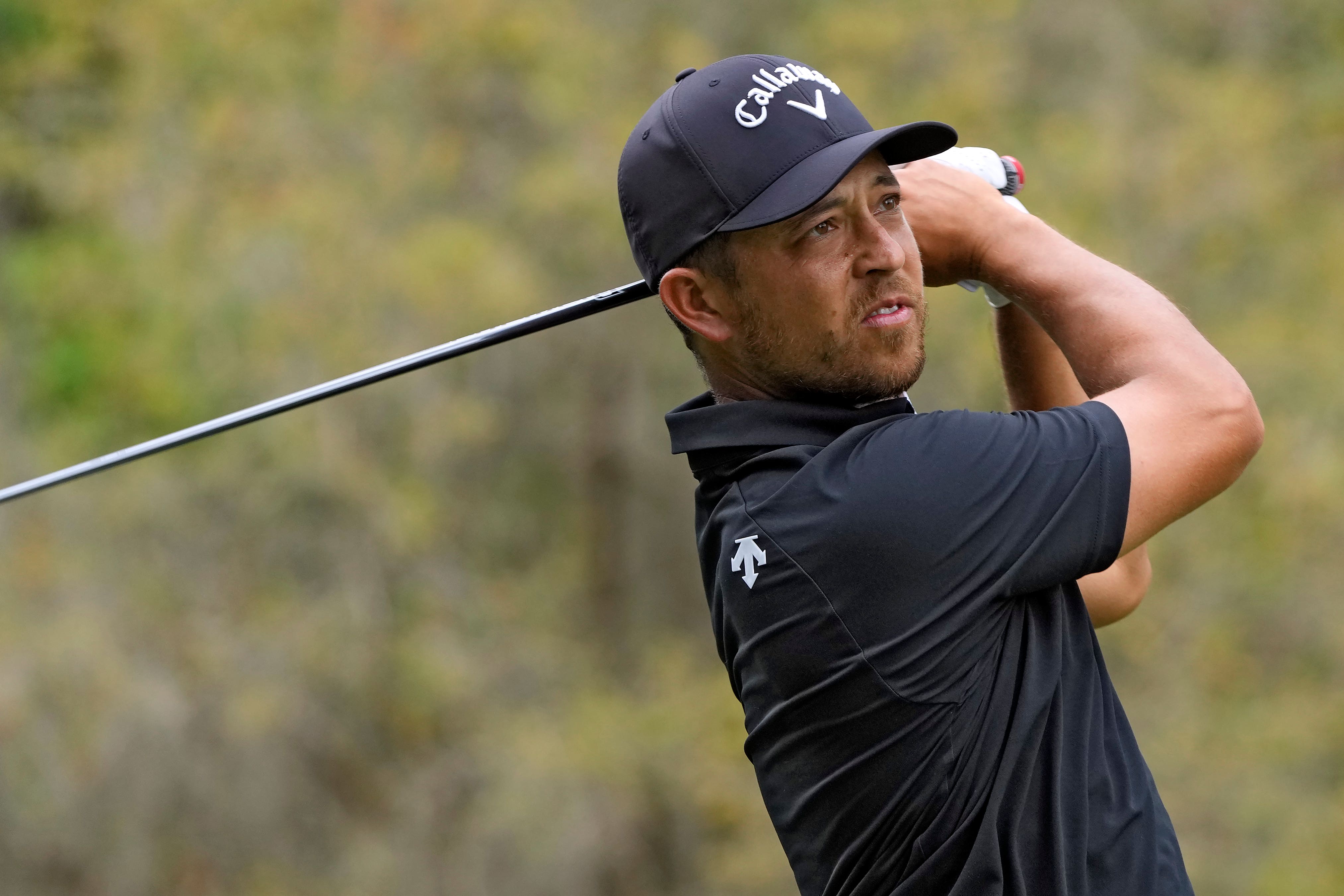 Xander Schauffele hit seven birdies to take the overall lead (Lynne Sladky/AP)