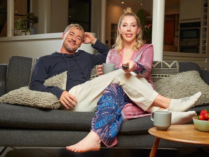 Ryan and her husband Bobby Kootstra on ‘Celebrity Gogglebox’