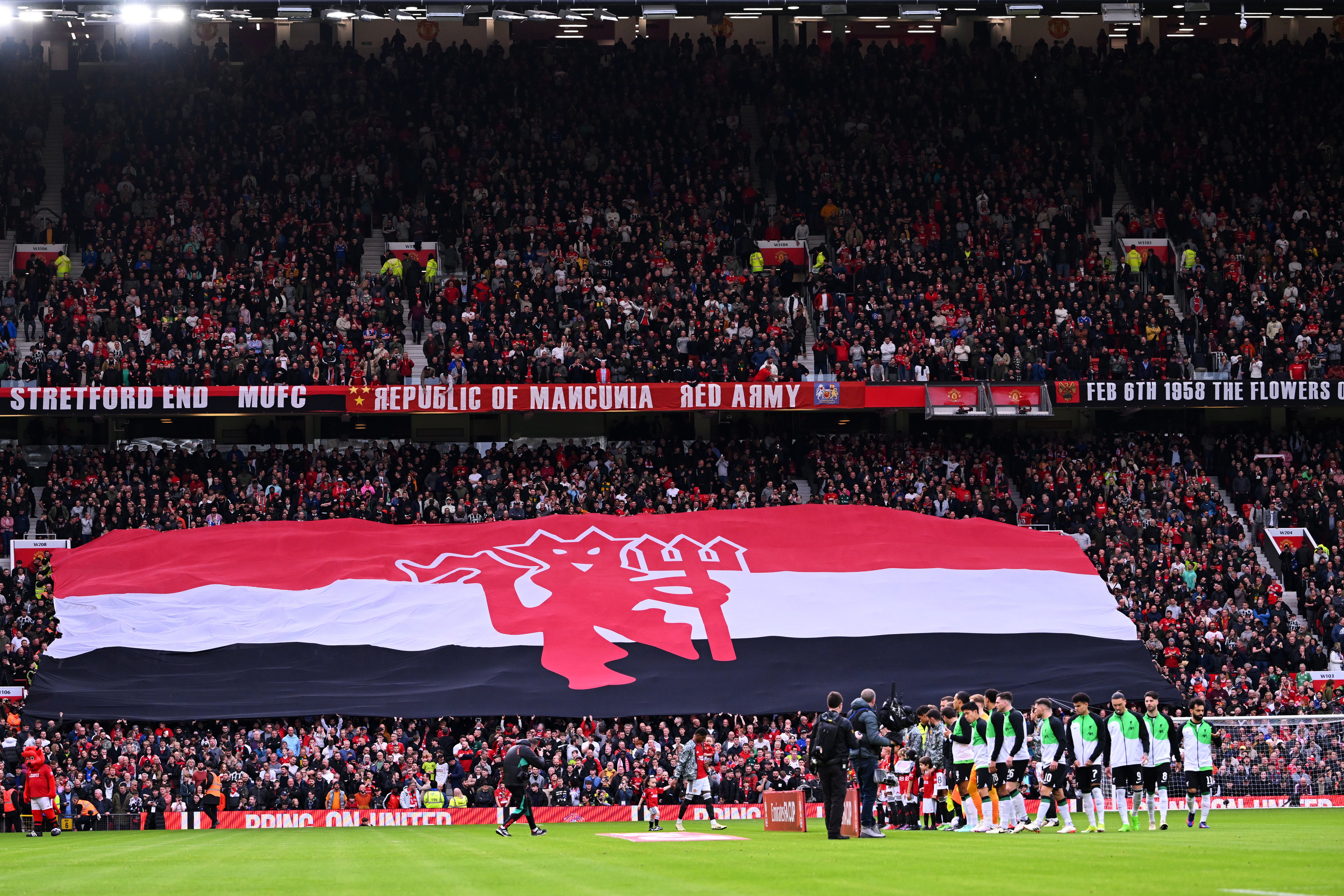 Old Trafford before kick-off