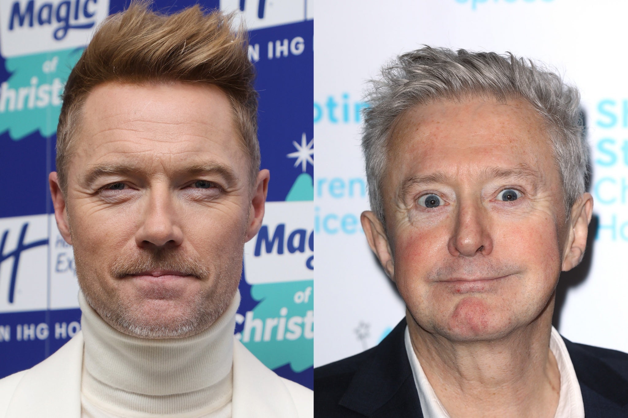 Ronan Keating and Louis Walsh