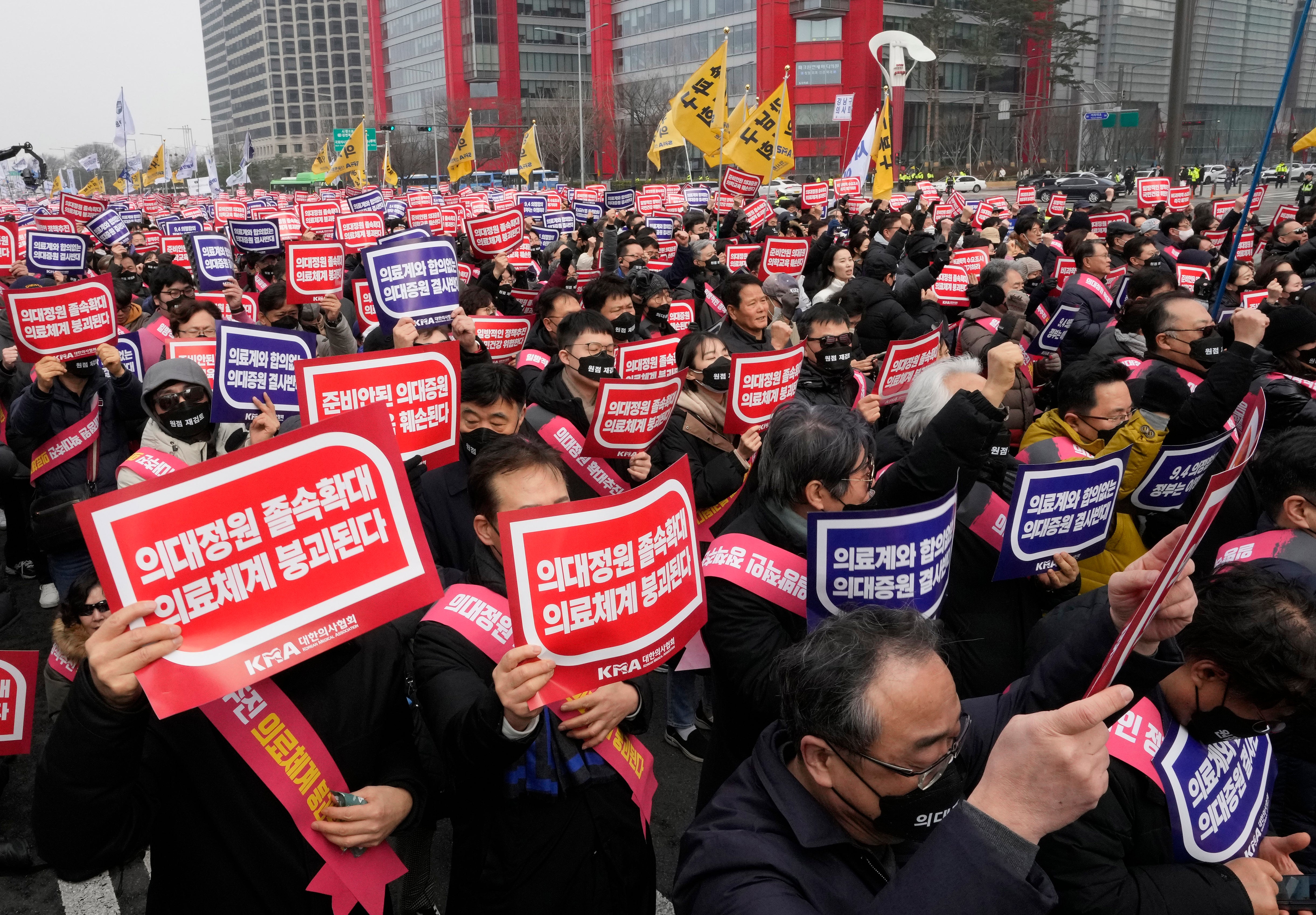 South Korea Doctors Protest