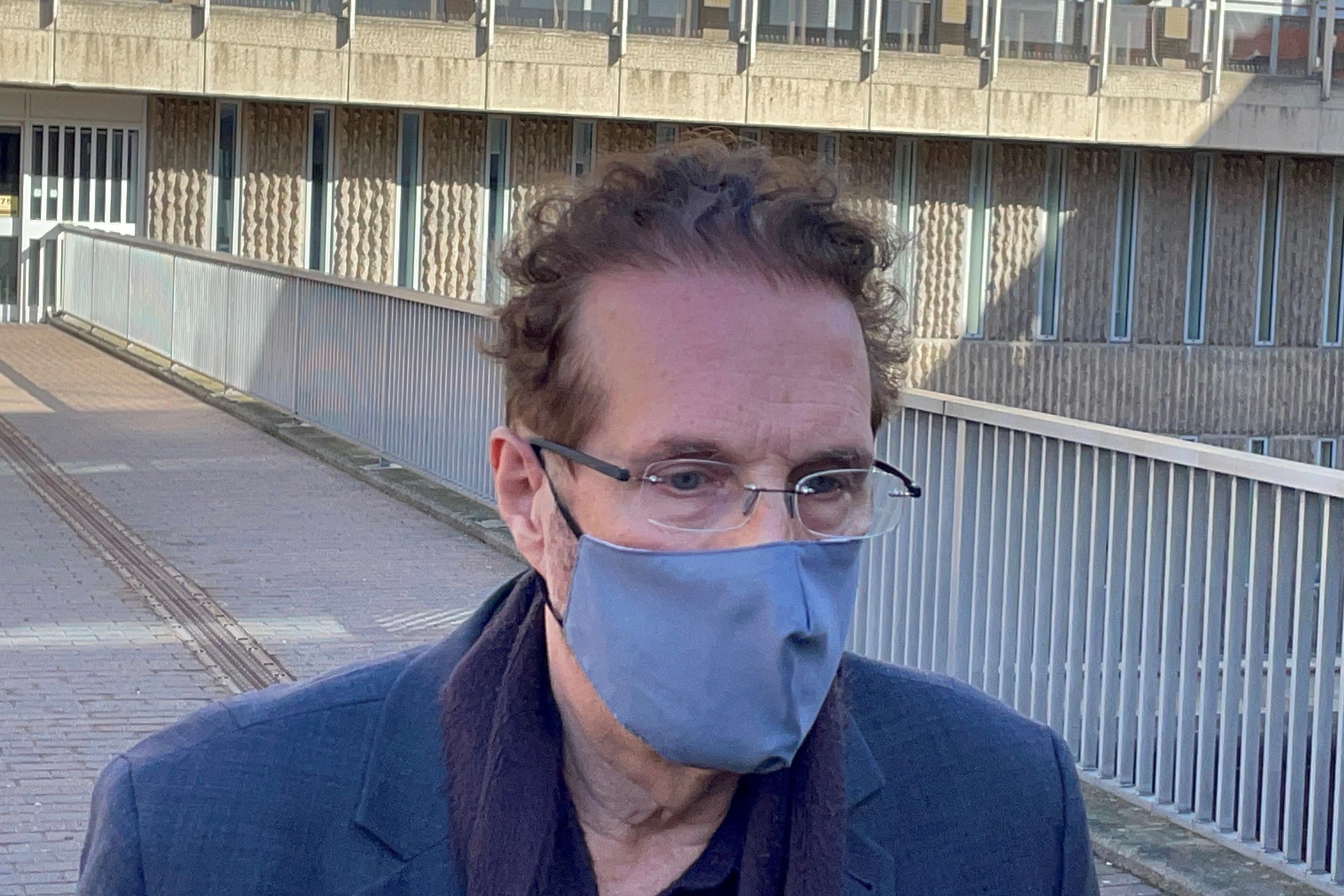 Reverend Christopher Brain leaving Sheffield Magistrates’ Court following a four-minute hearing where he faced a total of 34 charges against former members of a church congregation. The charges relate to allegations of sexual offences committed against women who had joined the movement called the Nine O’Clock Service led by Brain. Picture date: Monday March 18, 2024.