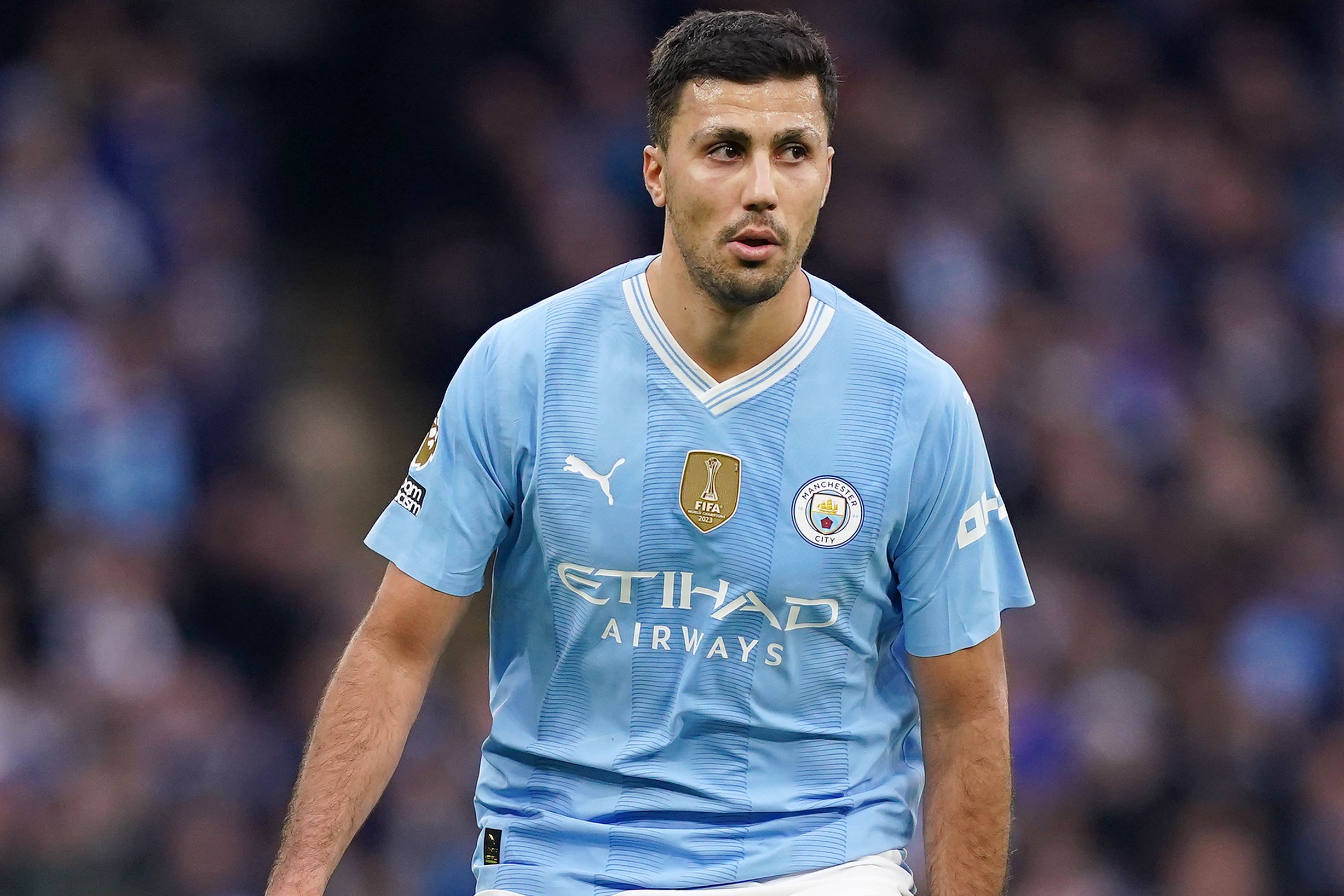 Rodri helped City into the FA Cup semi-finals (Mike Egerton/PA)